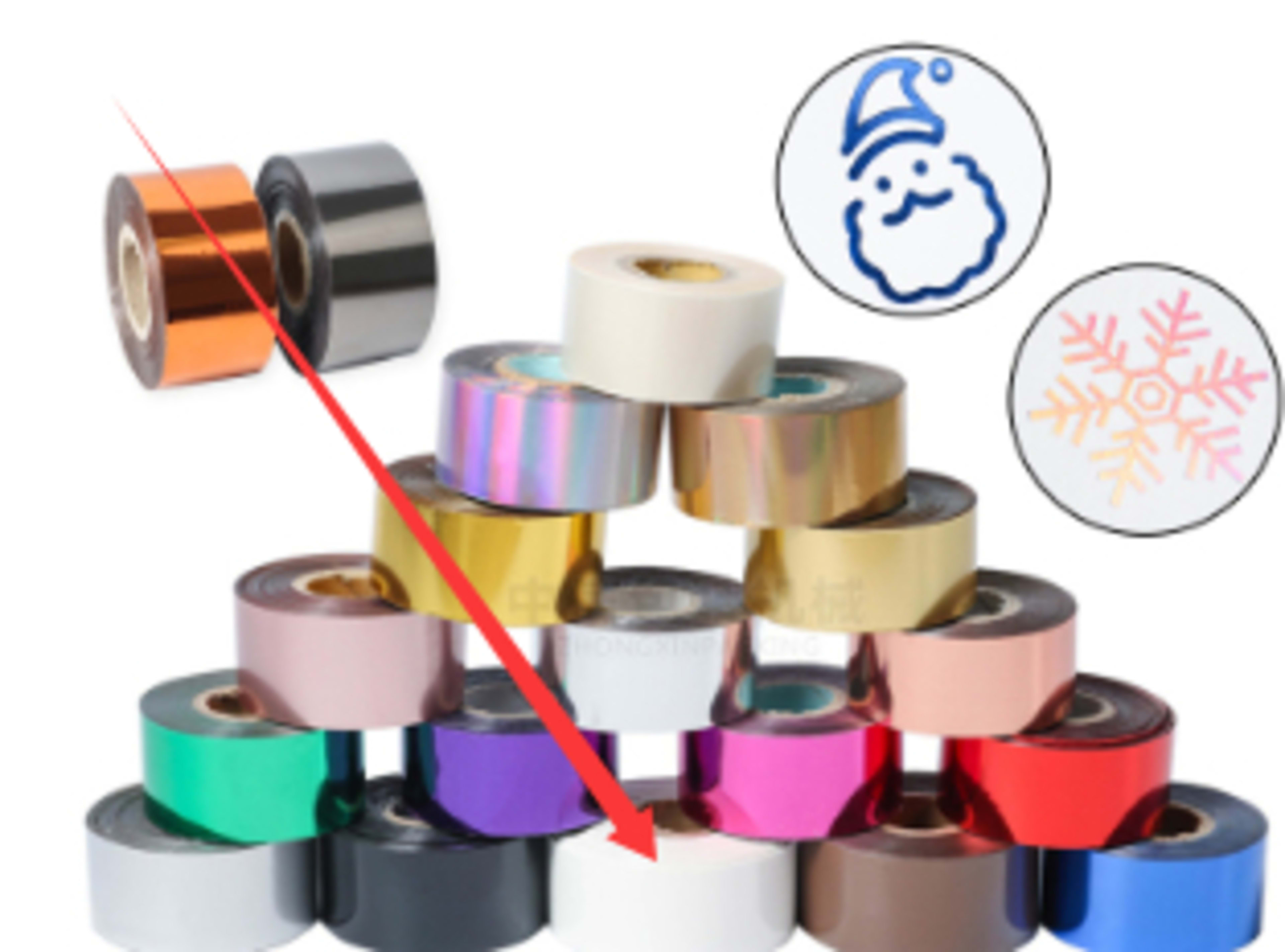 Electrochemical Aluminum Leather Plastic Hot Gold Foil Branding Multi-color Optional Cutting On Demand 14