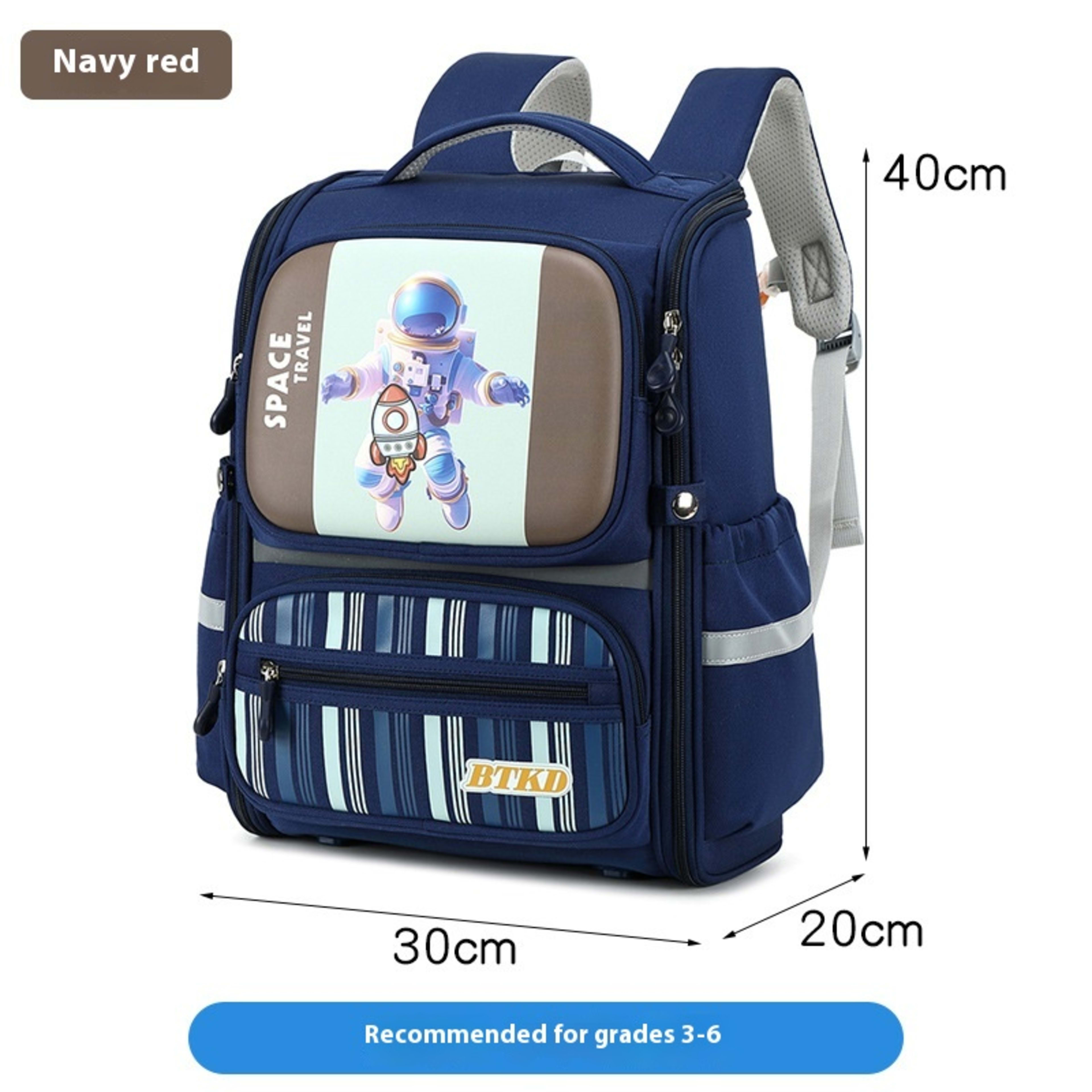 Astronaut Bag Schoolbag Burden Reduction Boys And Girls Large Capacity 6