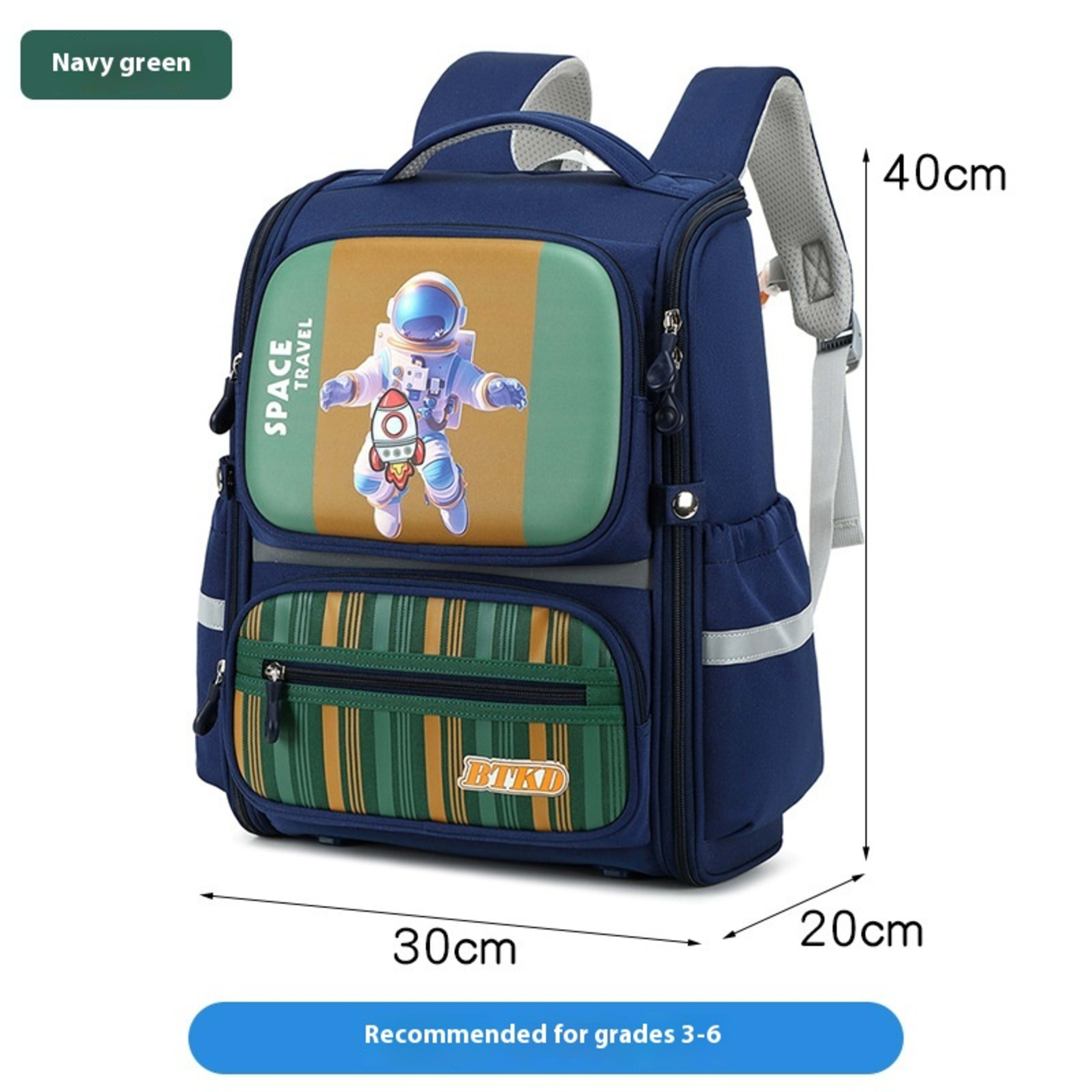 Astronaut Bag Schoolbag Burden Reduction Boys And Girls Large Capacity 10