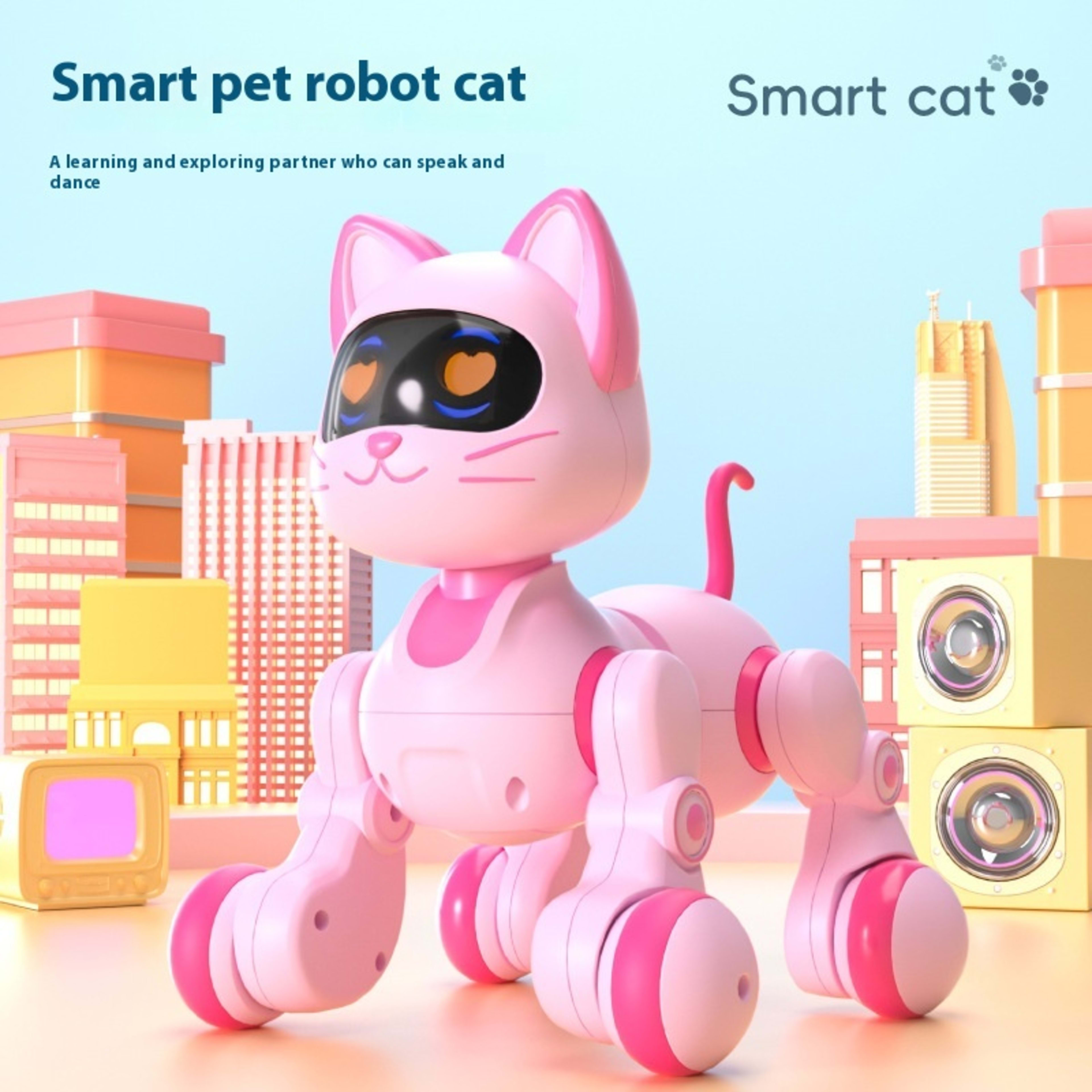 Electronic Intelligent Machine Remote Control Electric Cat Children's Toy 6