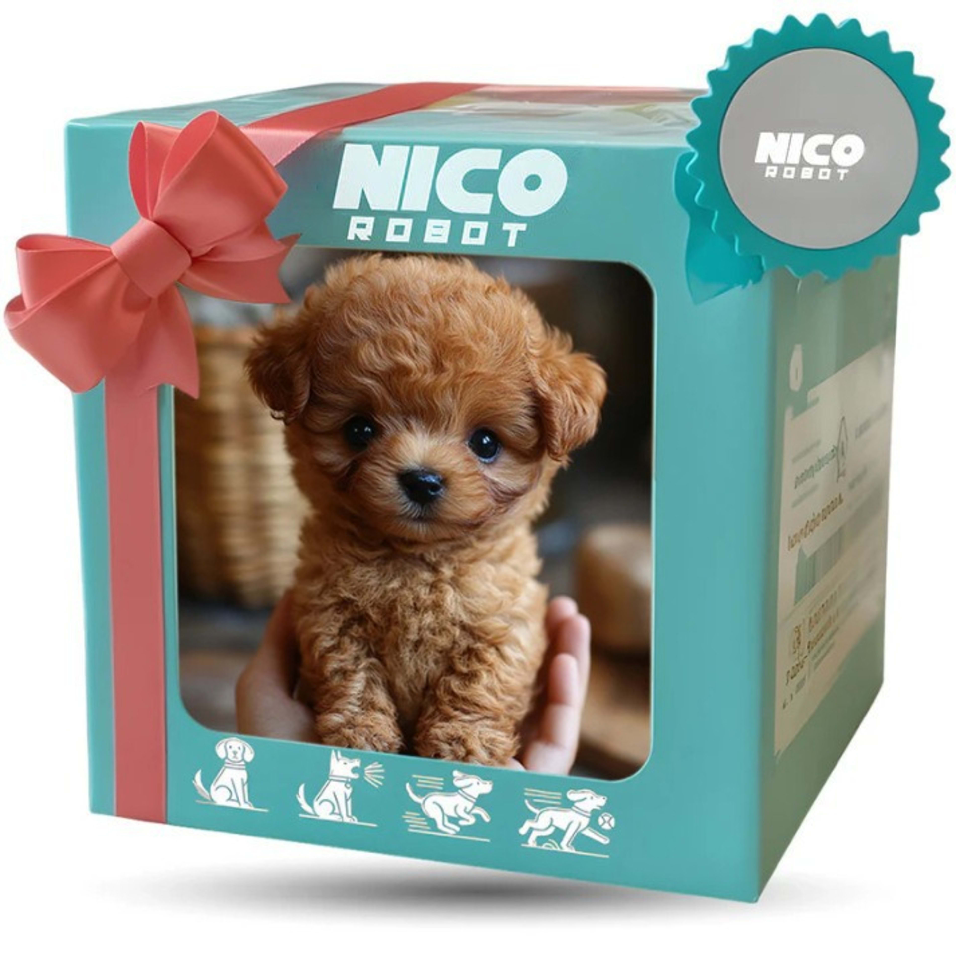 Robot Puppy Short Plush Doll 8