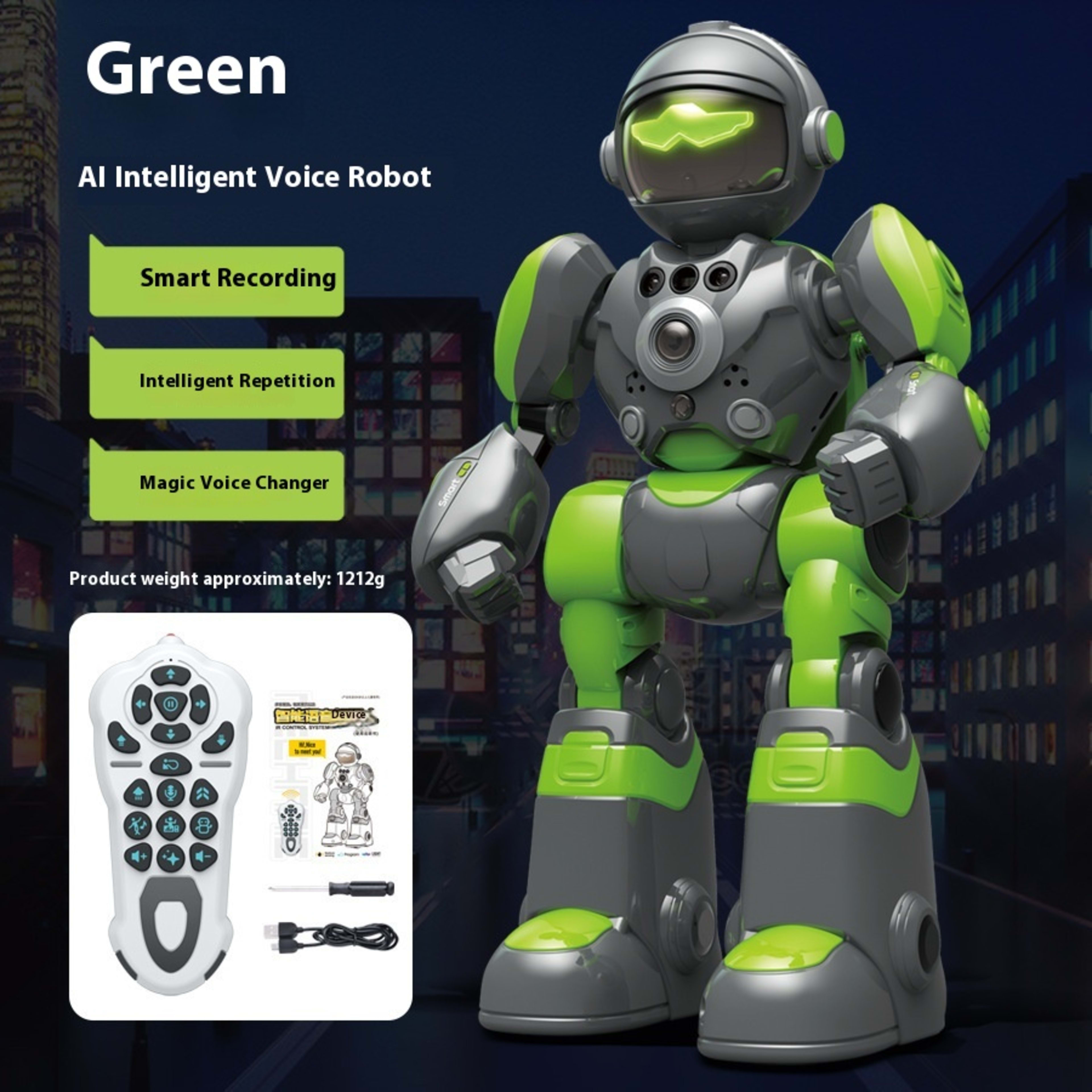 Children's Large Intelligent Remote Control Programming Interactive Robot Model 8
