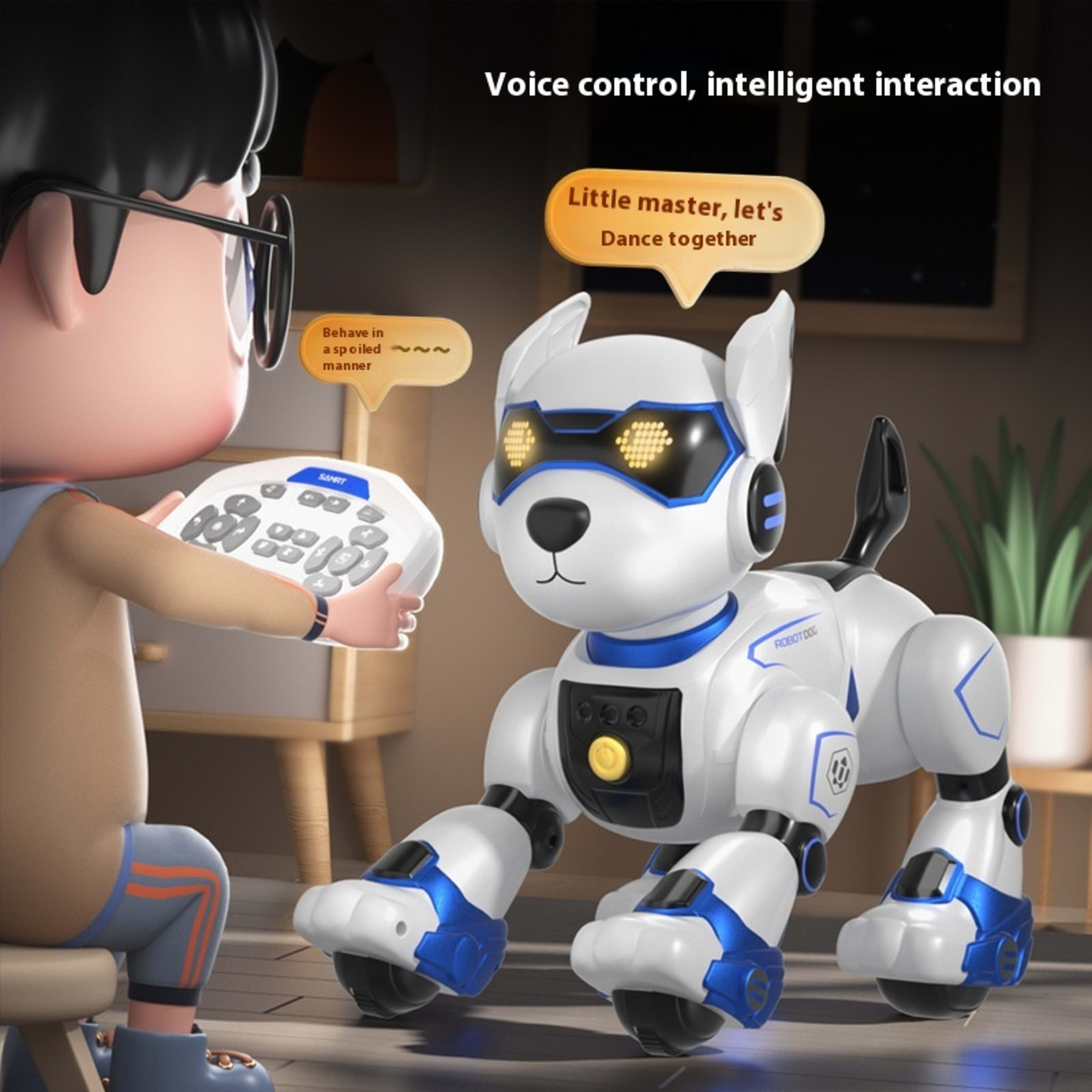 Intelligent Robot Dog Children Voice Control Toy Doggy Remote Control 5