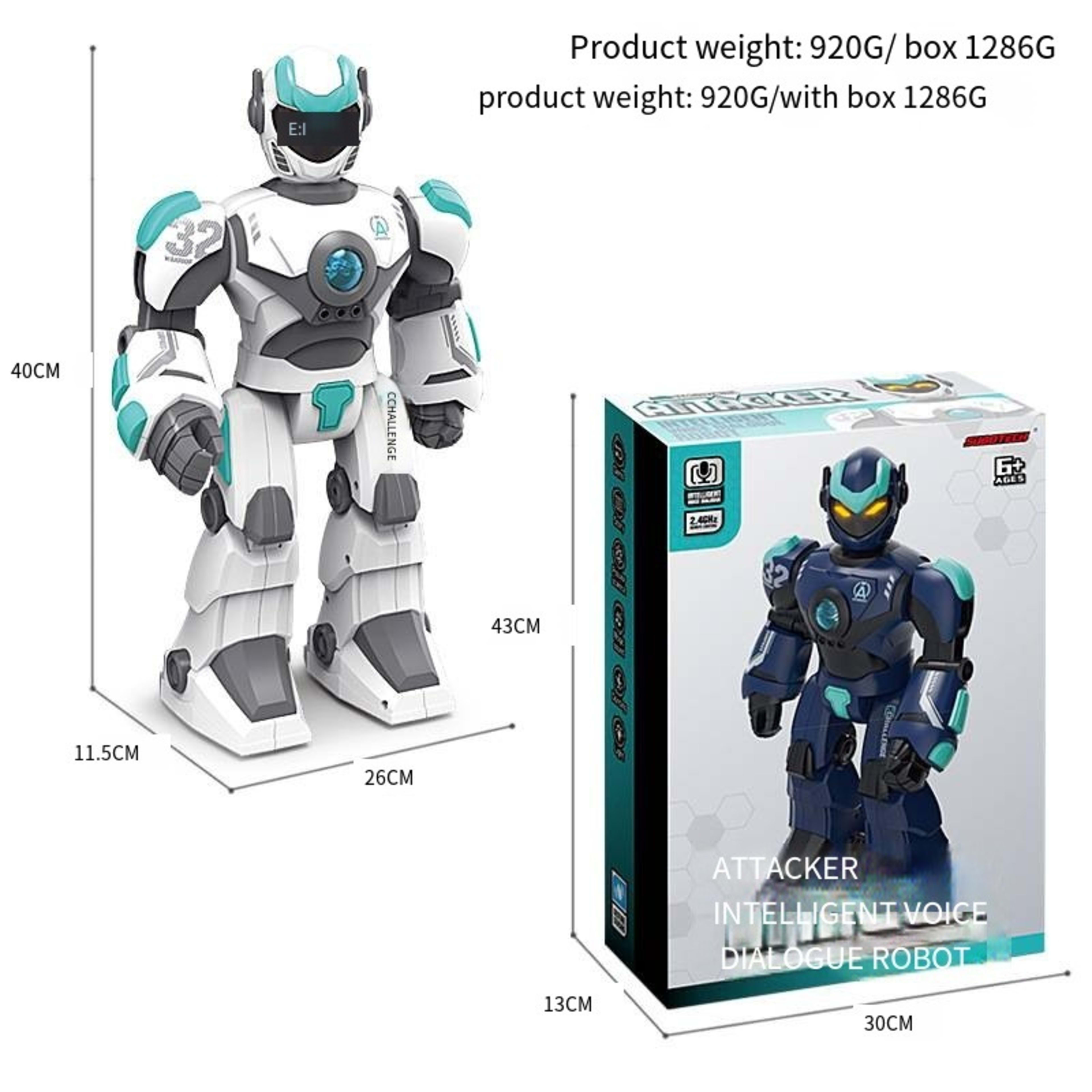 Toy Intelligent Voice Dialogue Robot 24g 6
