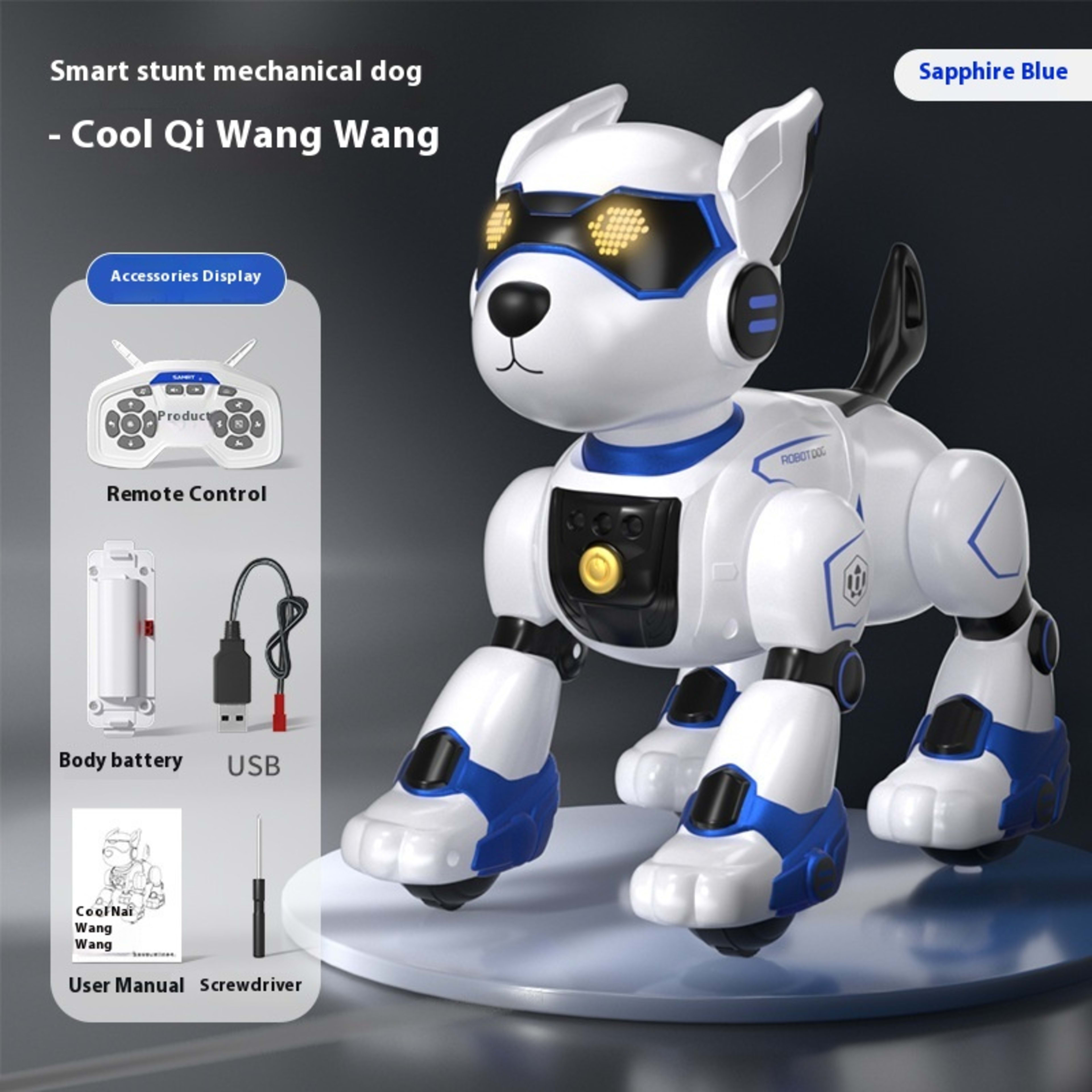 Intelligent Robot Dog Children Voice Control Toy Doggy Remote Control 4