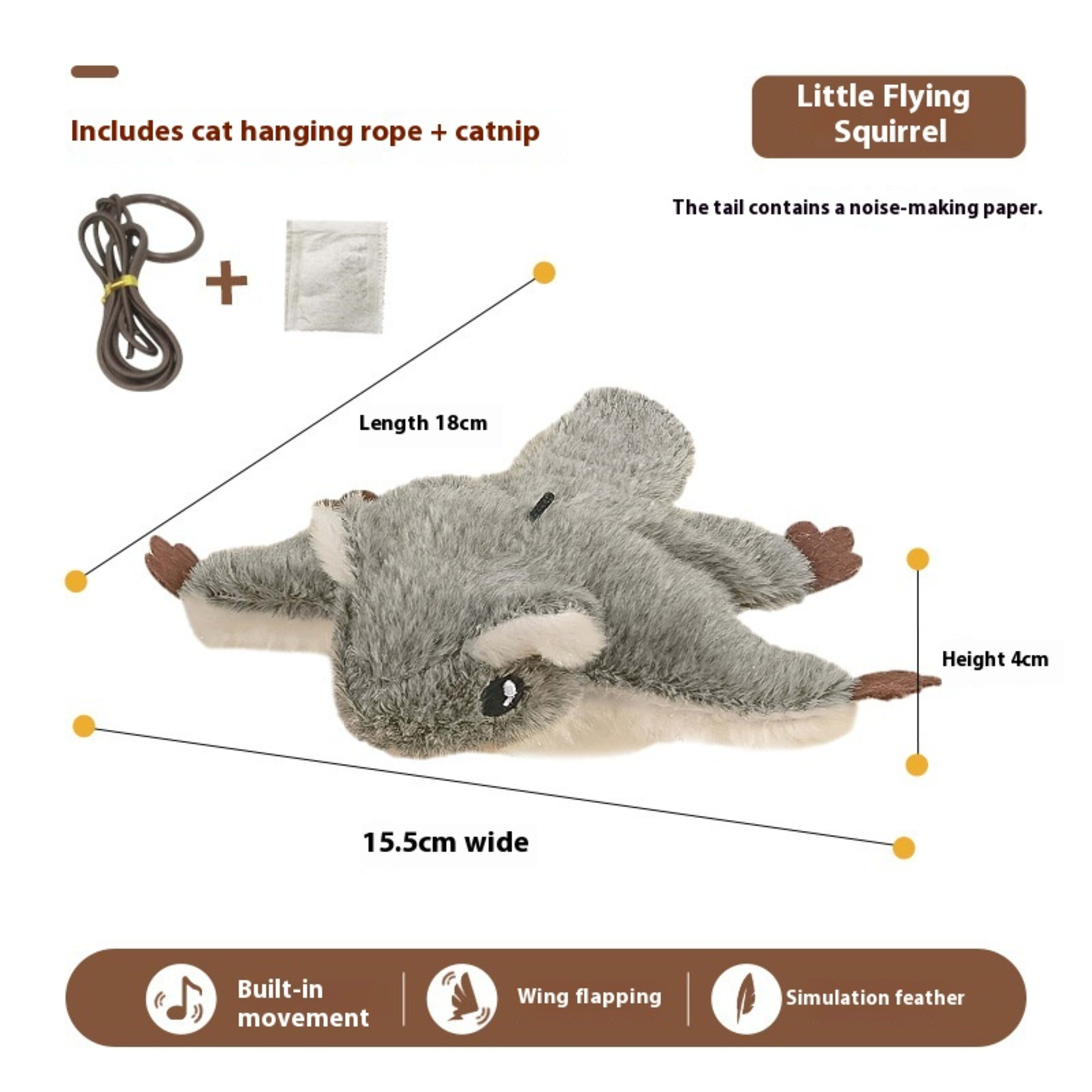 Cross-border Hot Cat Shaking Bird Simulation Bird Cat Toy Self-Hi Relieving Stuffy Electric Sound Sparrow Automatic Funn 10