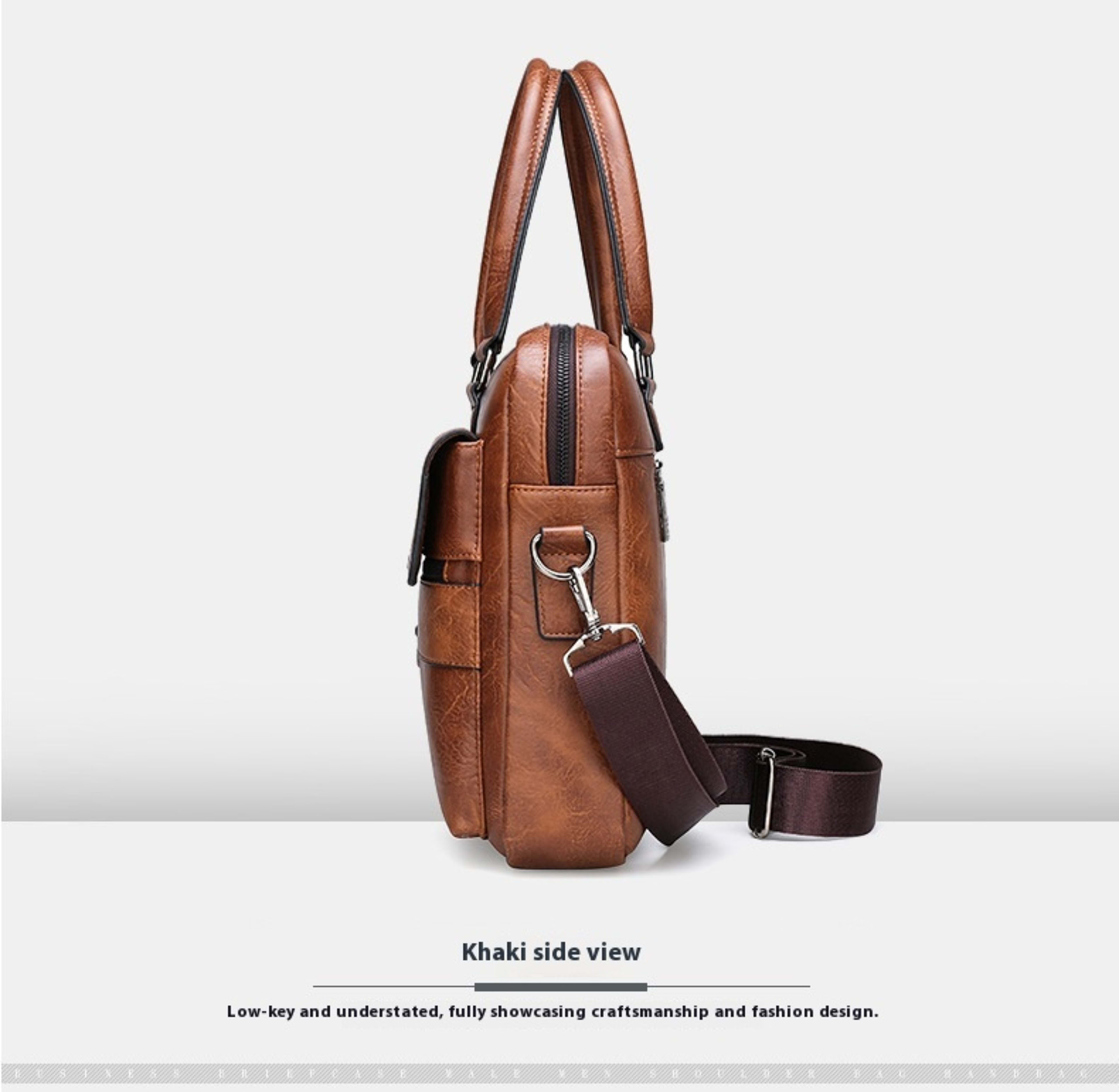 Laptop Men's Briefcase Computer Crossbody Business 3