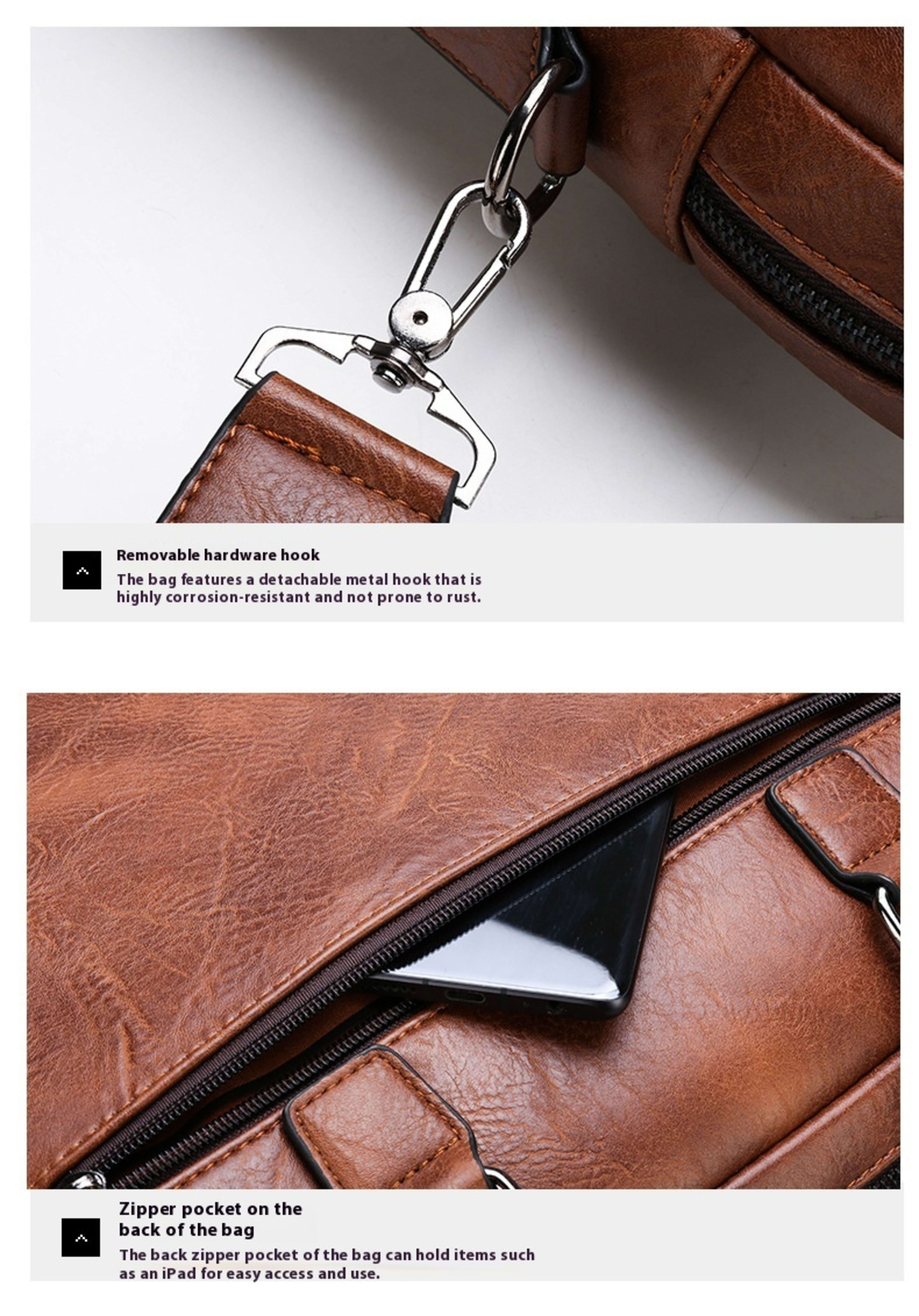 Laptop Men's Briefcase Computer Crossbody Business 2