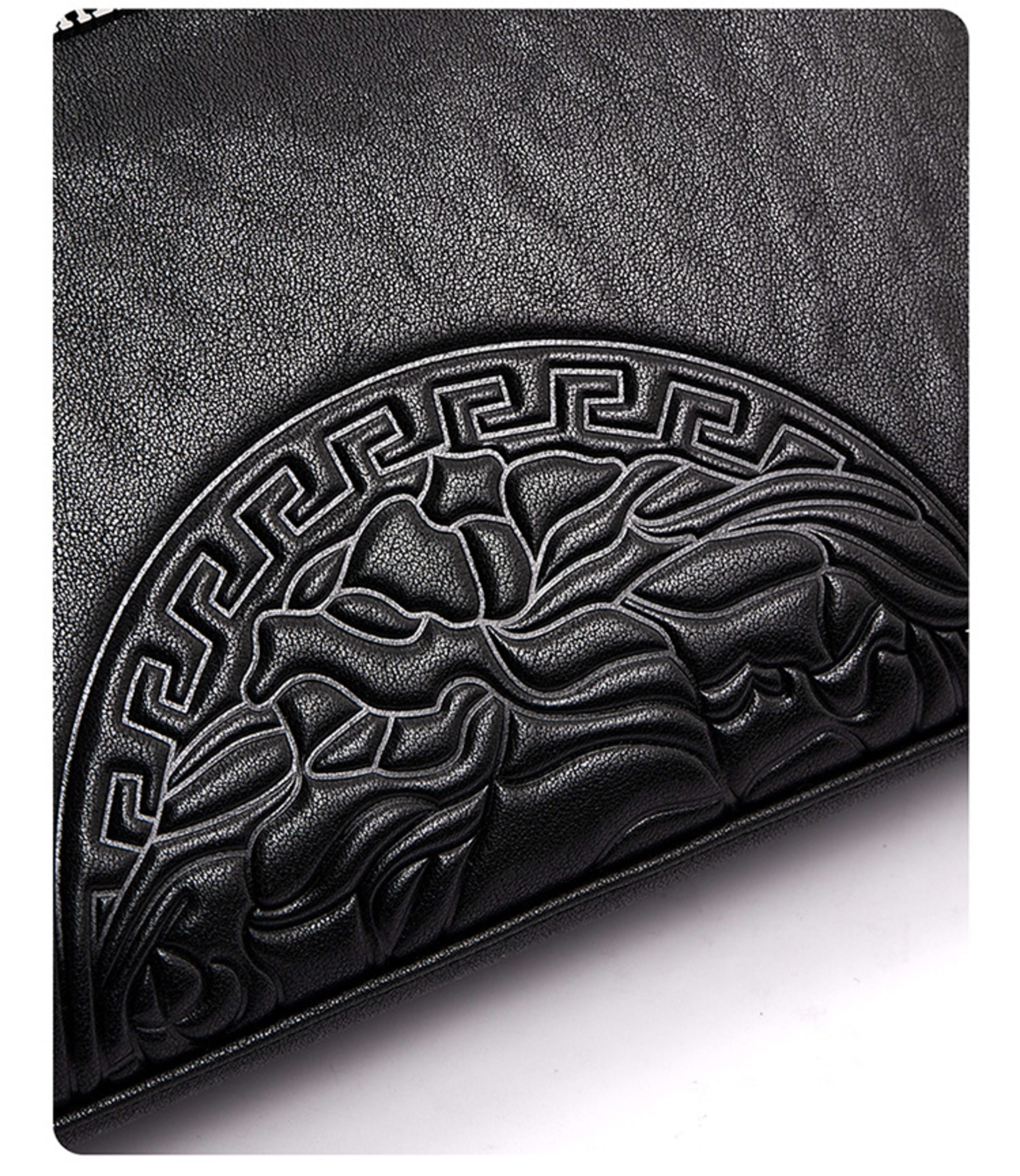 Men's Fashion Personalized Leather Messenger Bag 4