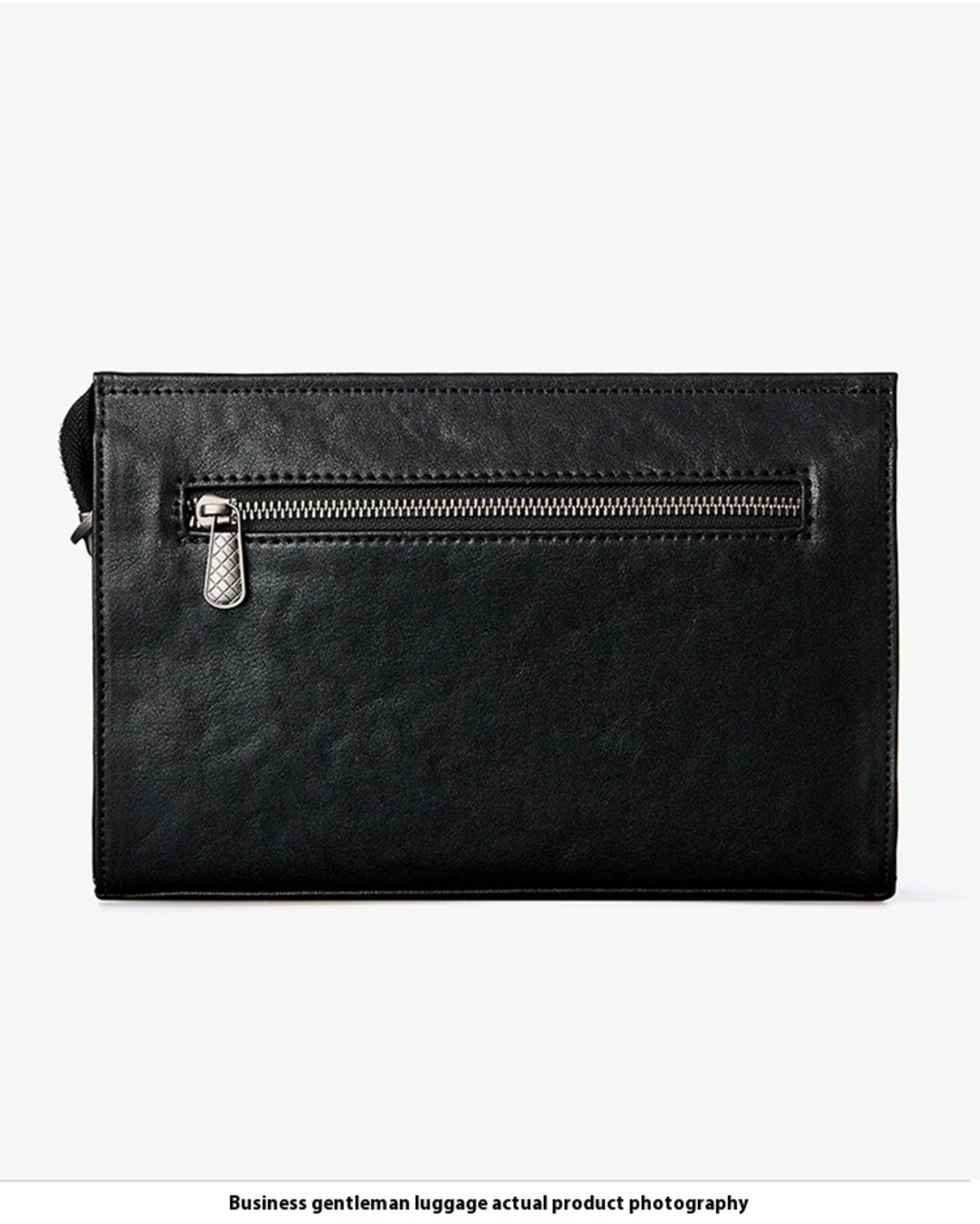 Men's Fashion Personalized Leather Messenger Bag 2