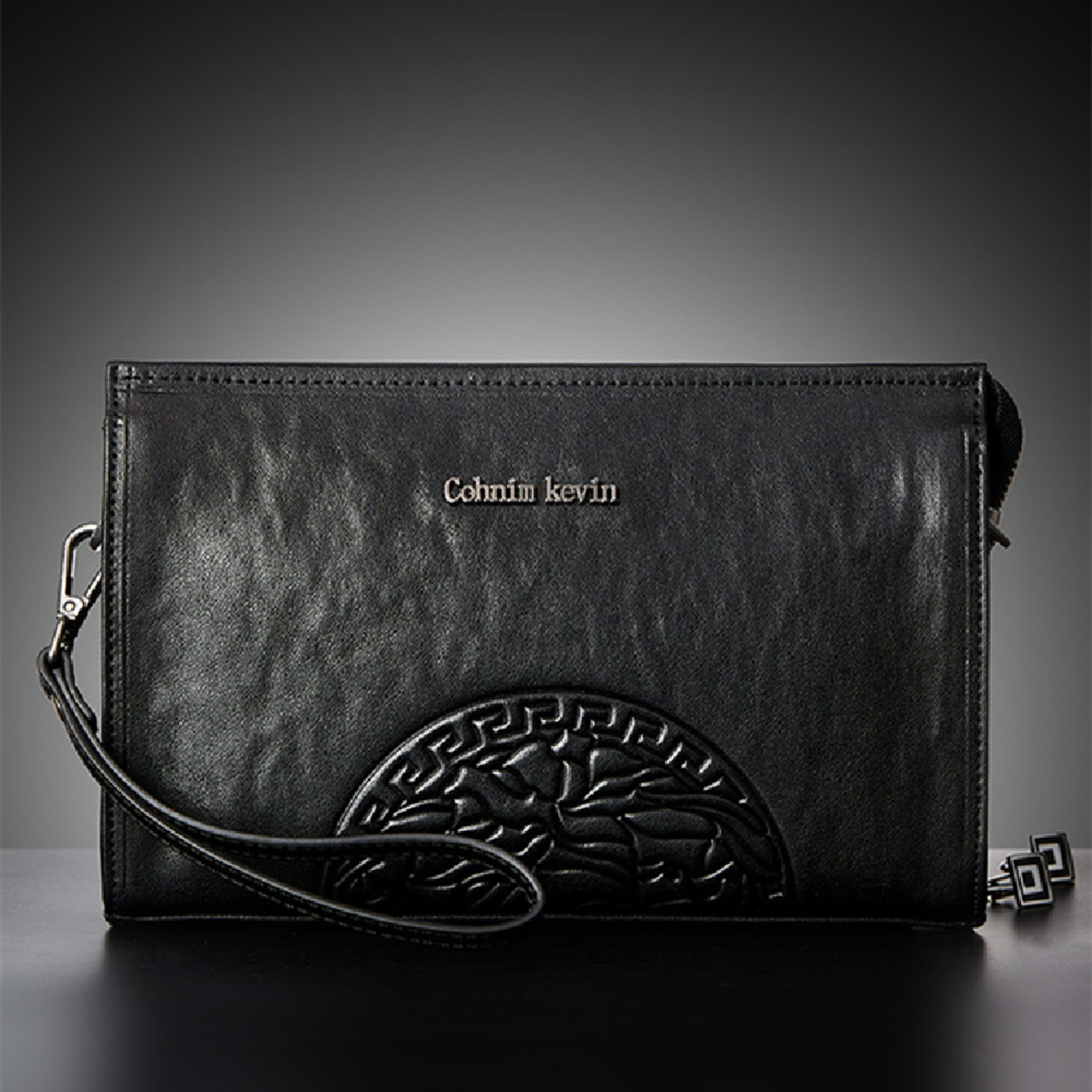 Men's Fashion Personalized Leather Messenger Bag 5