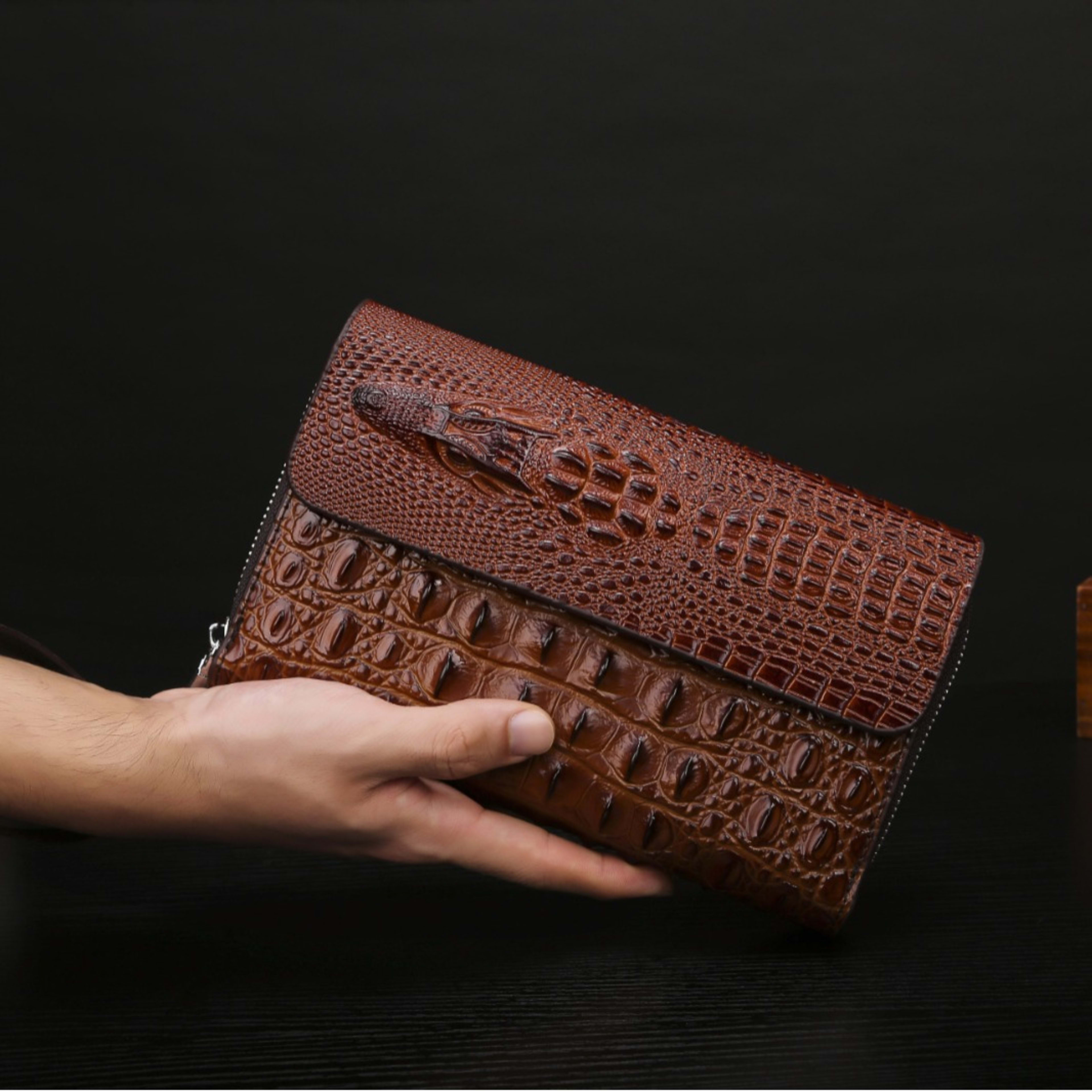 Men's Hand Carrying Double-layer Mobile Phone Bag 5