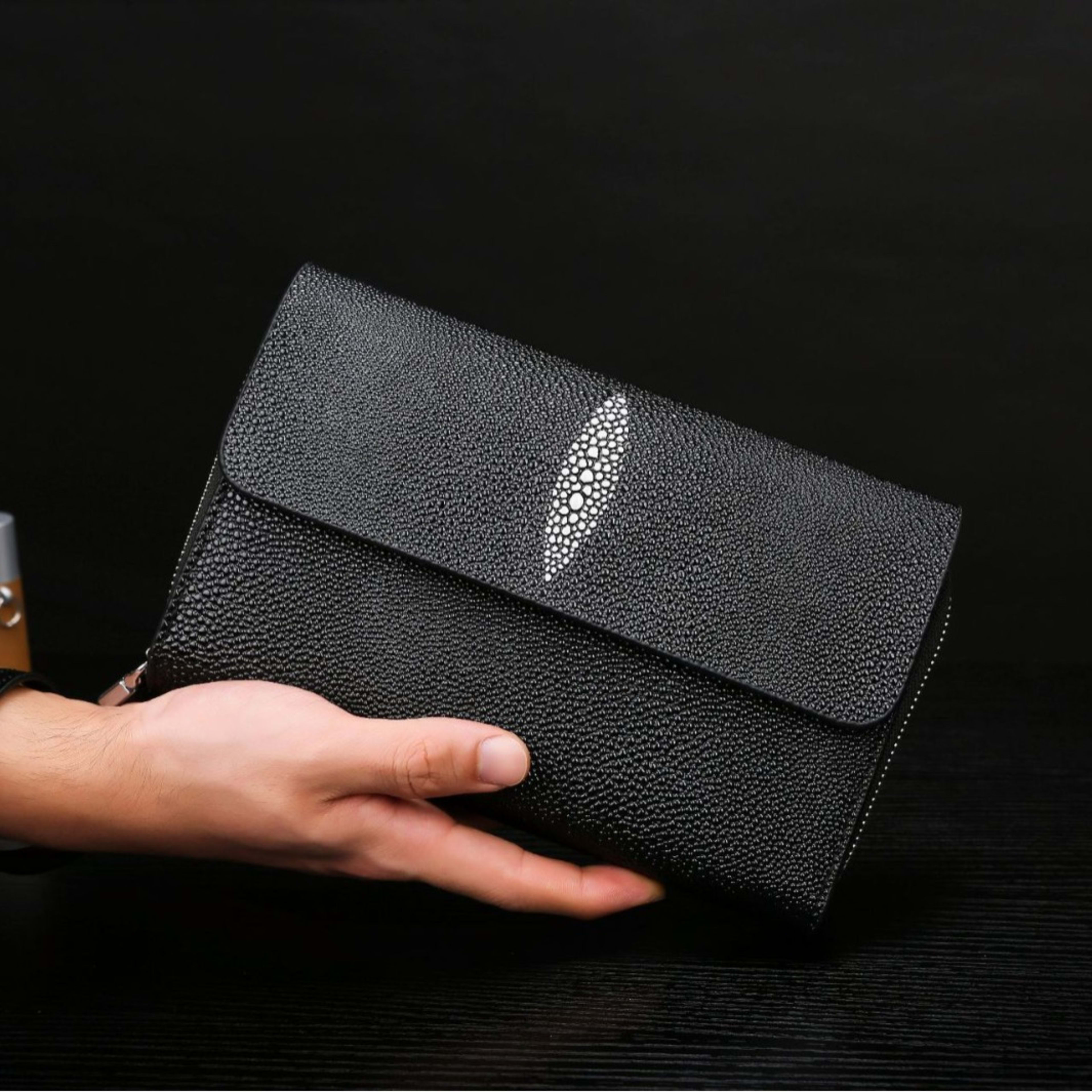 Men's Hand Carrying Double-layer Mobile Phone Bag 8