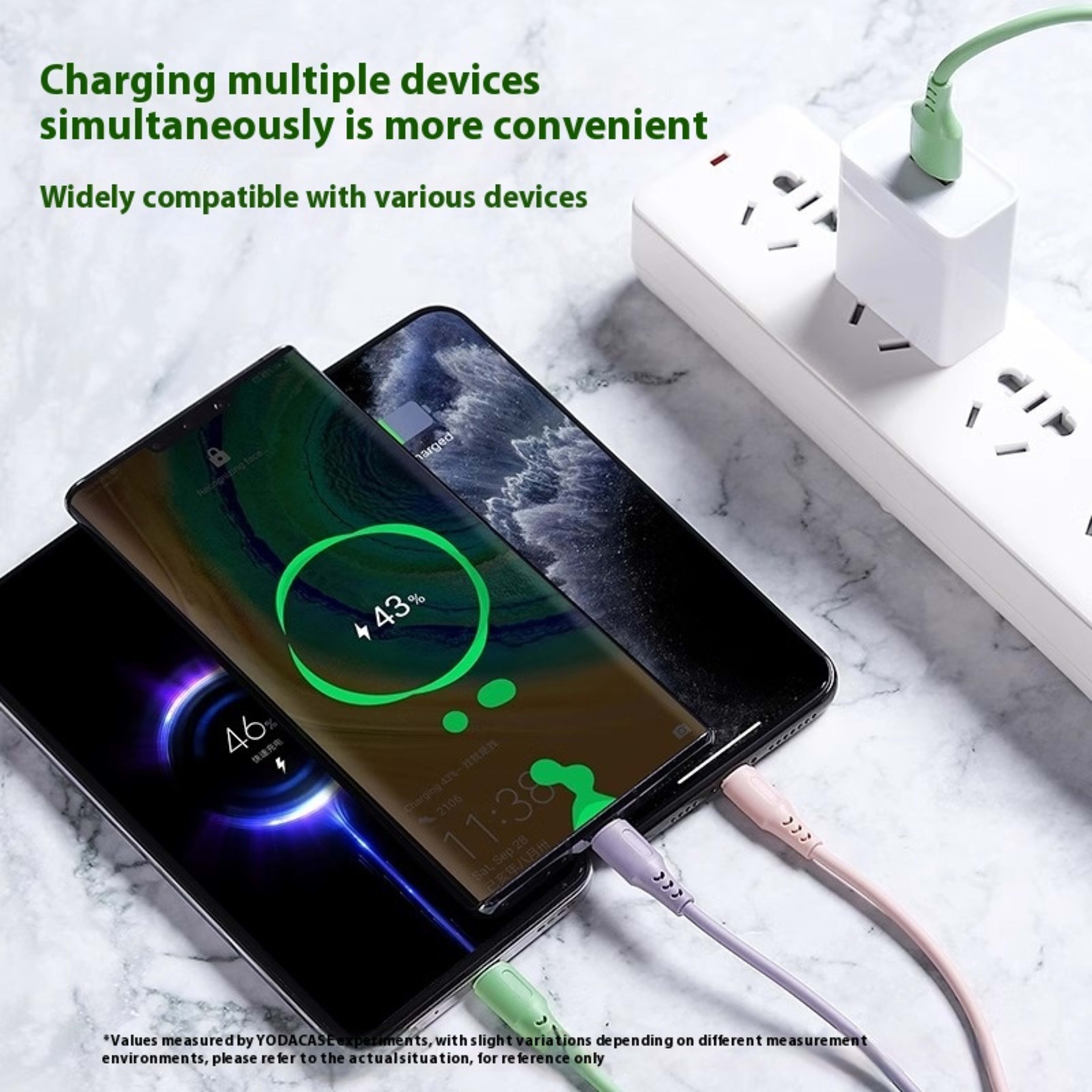 Data Cable Three-in-one Mobile Phone Charging Cable 5