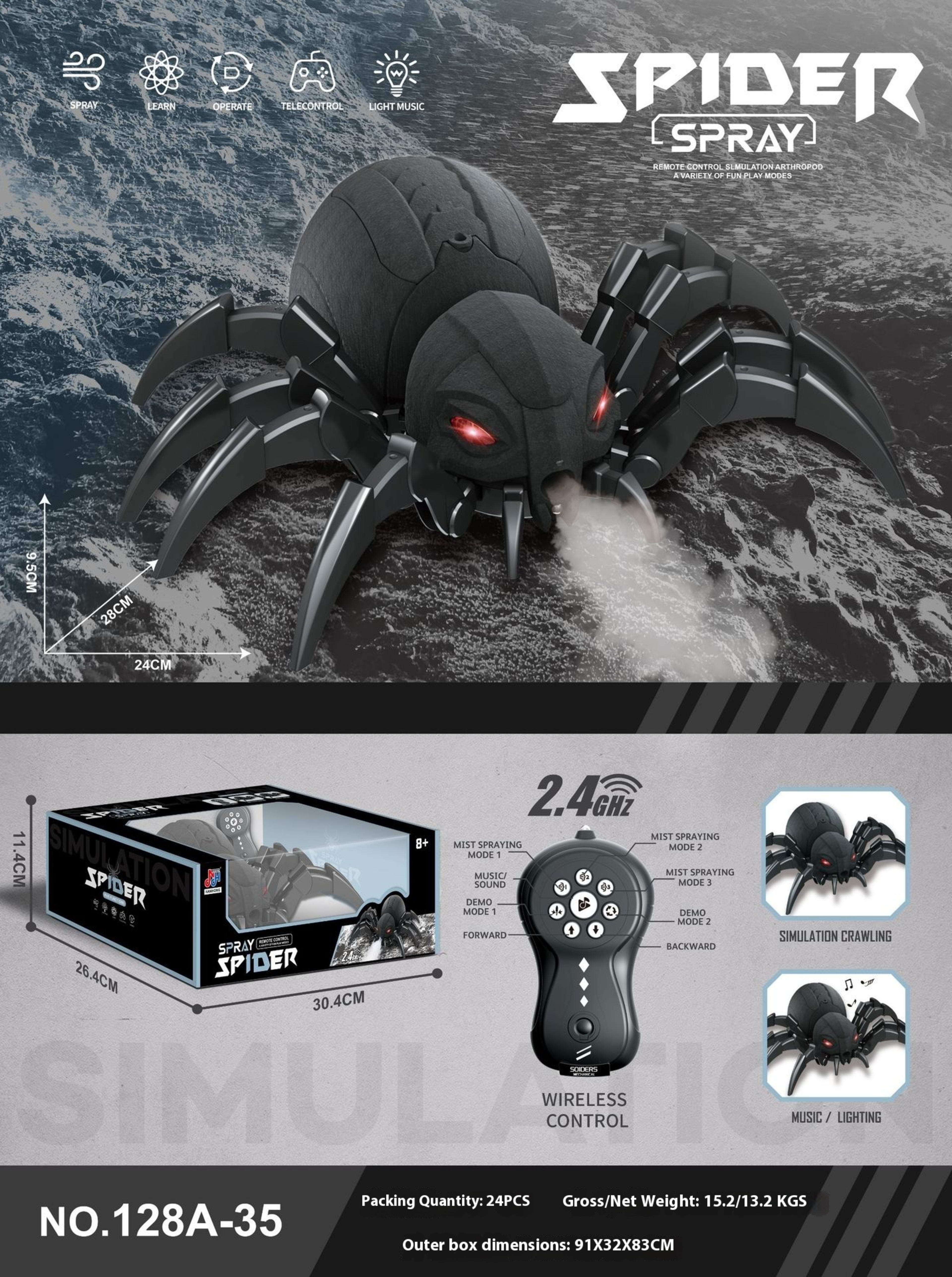 Remote Control Spray Insect Animal Toy 14
