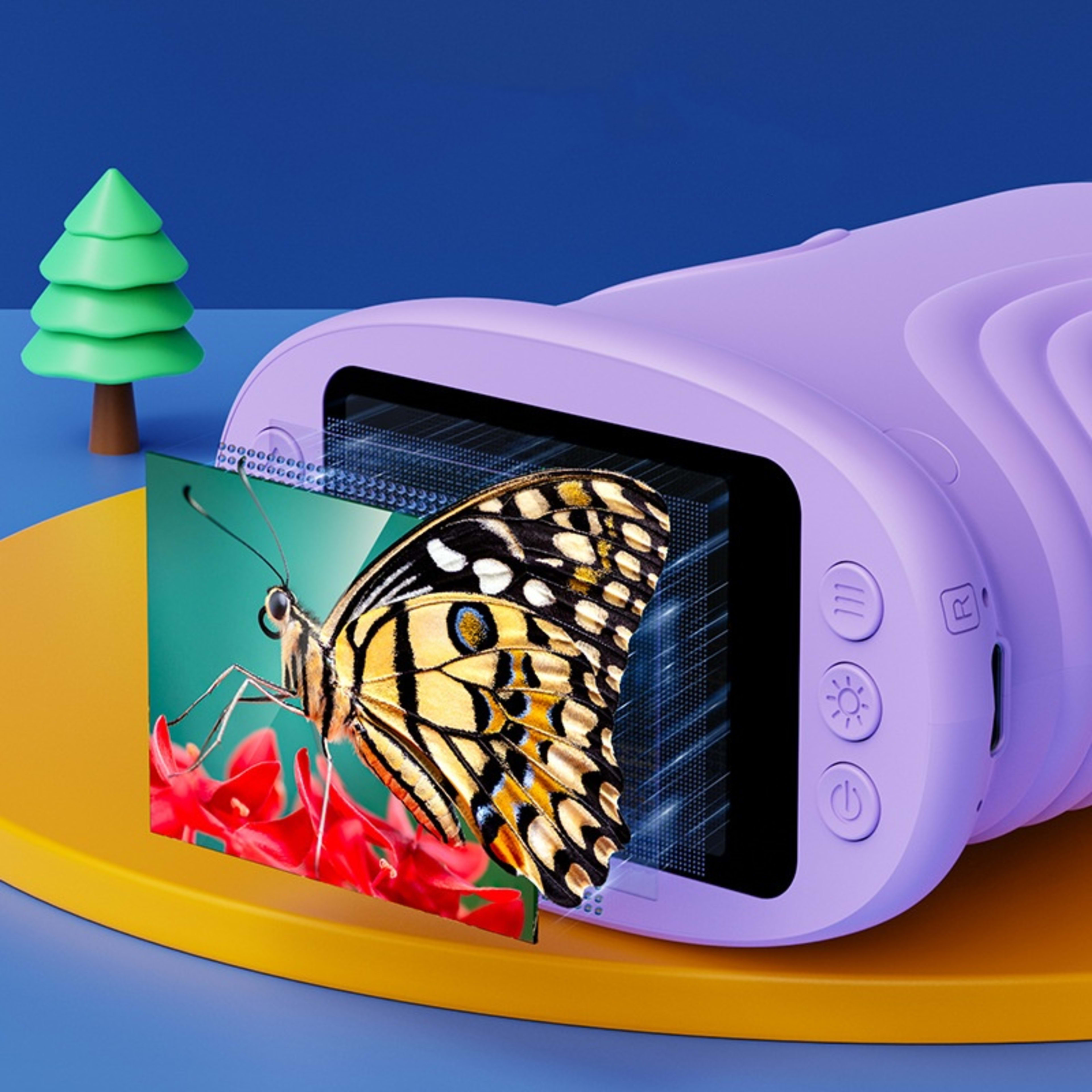 Outdoor Exploration Children's Handheld Digital Microscope 10