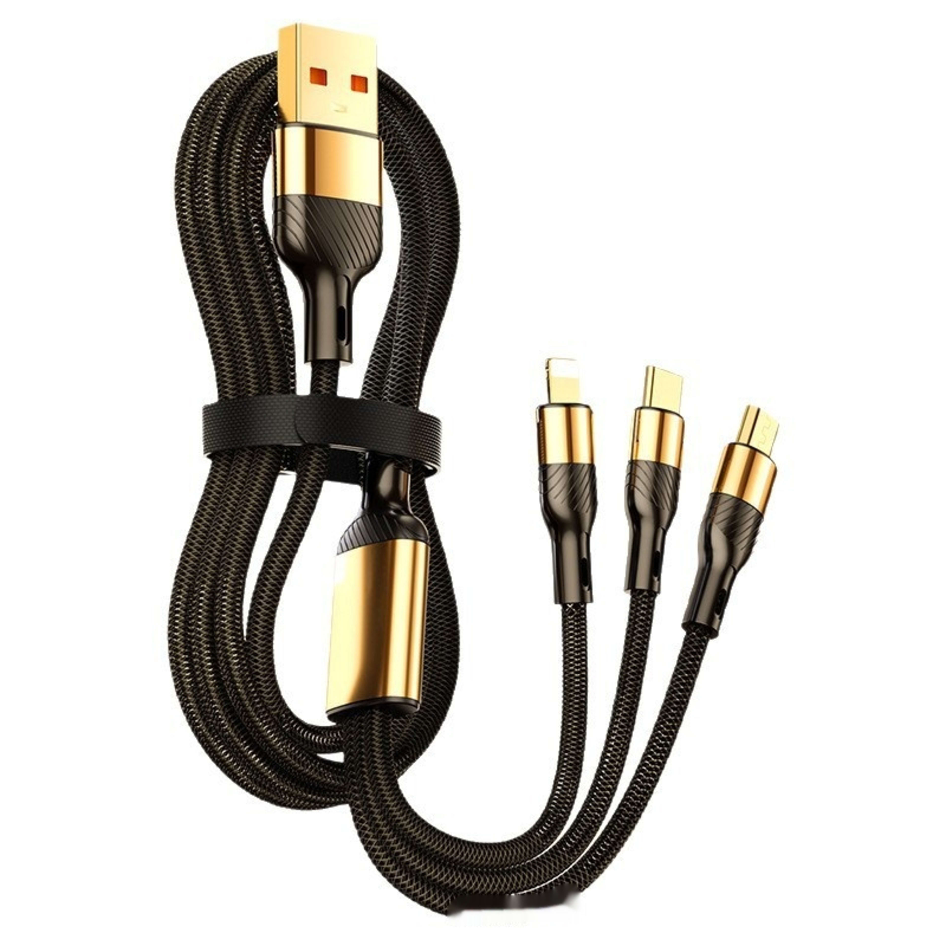 240W Super Fast Charge Suit Three-in-one Three-in-one Data Cable 7