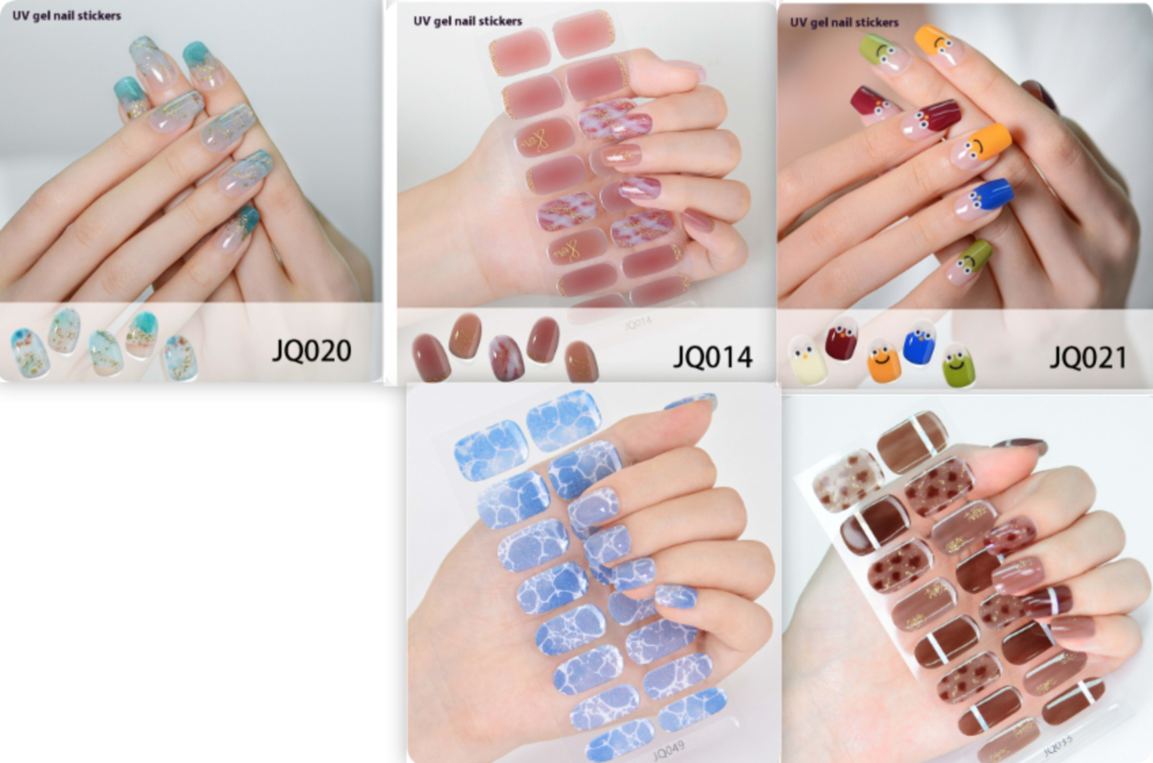 Gel Nail Sticker Light Hardening 42