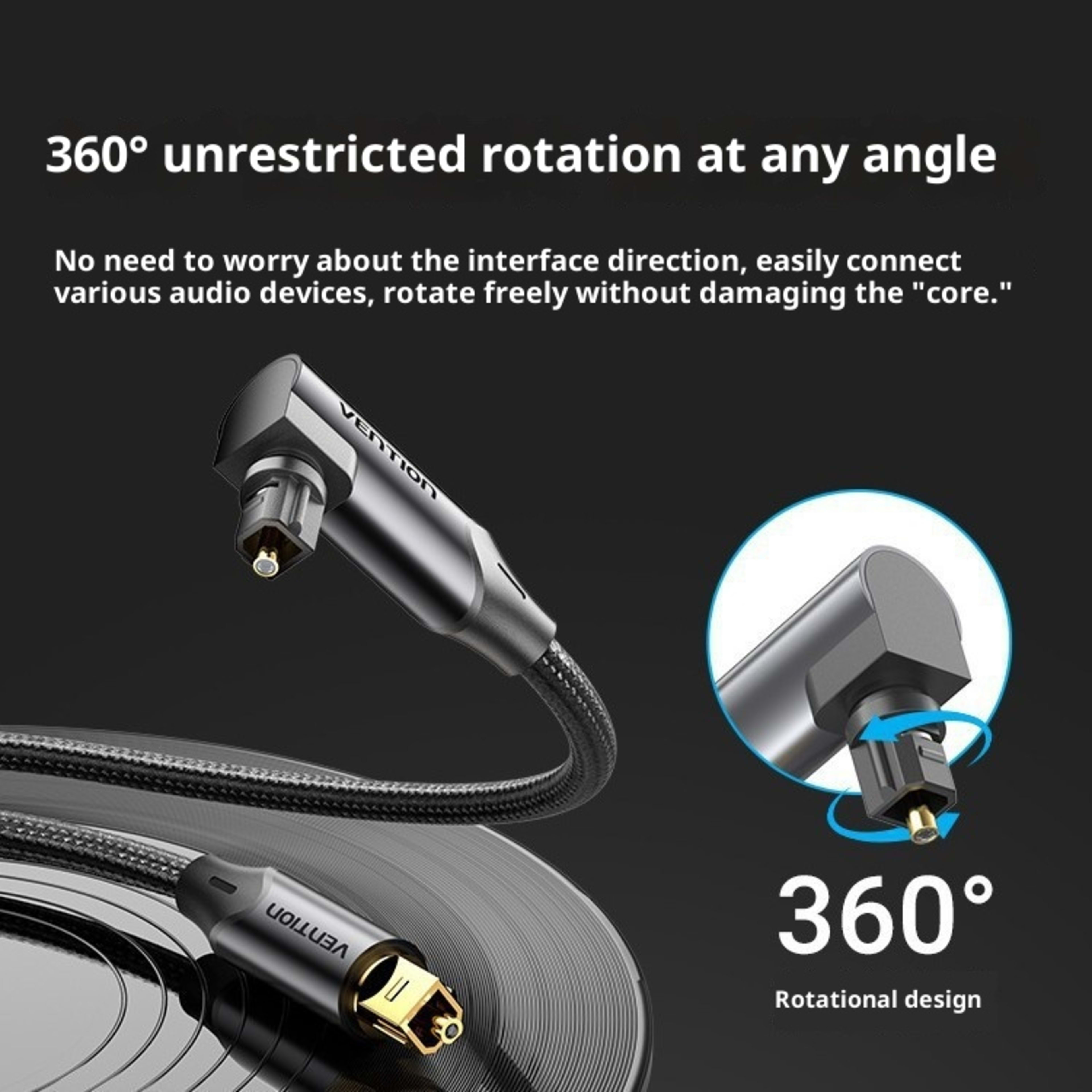 Audio Cable Elbow Audio Amplifier Digital Optical Fiber Signal Spdif Output Cable Speaker TV 2