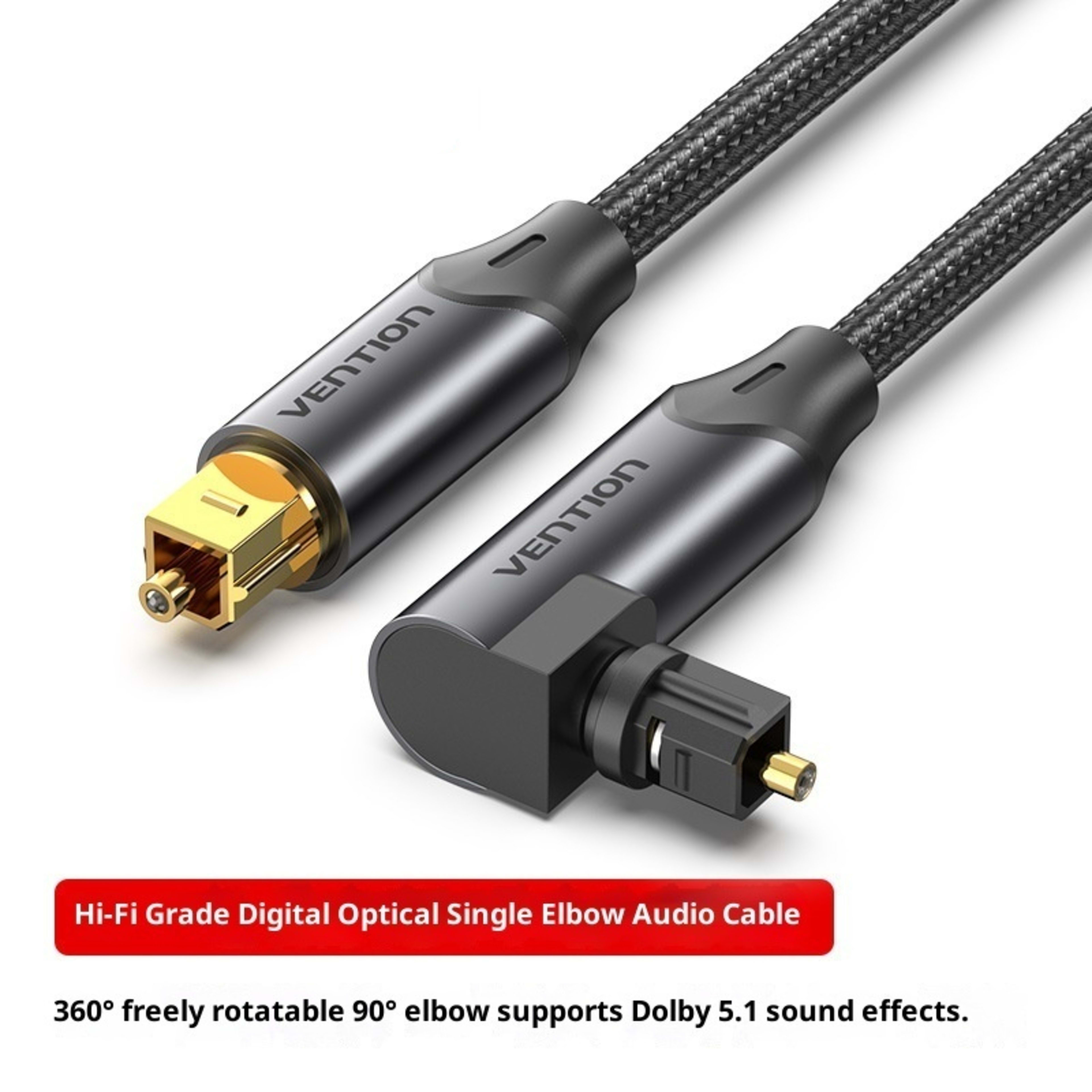 Audio Cable Elbow Audio Amplifier Digital Optical Fiber Signal Spdif Output Cable Speaker TV 4
