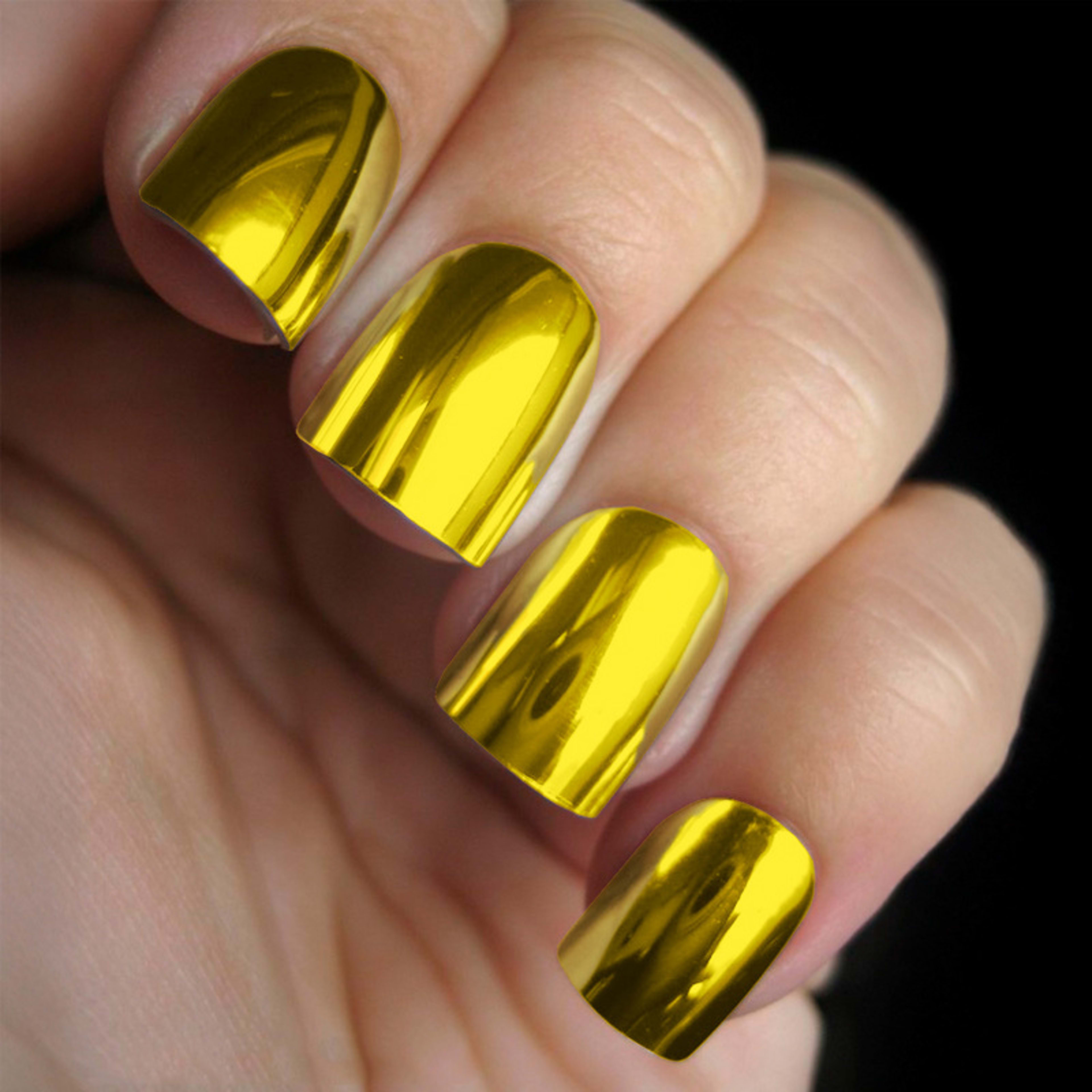 Nail Stickers Multi-color Mirror Metal Texture 3