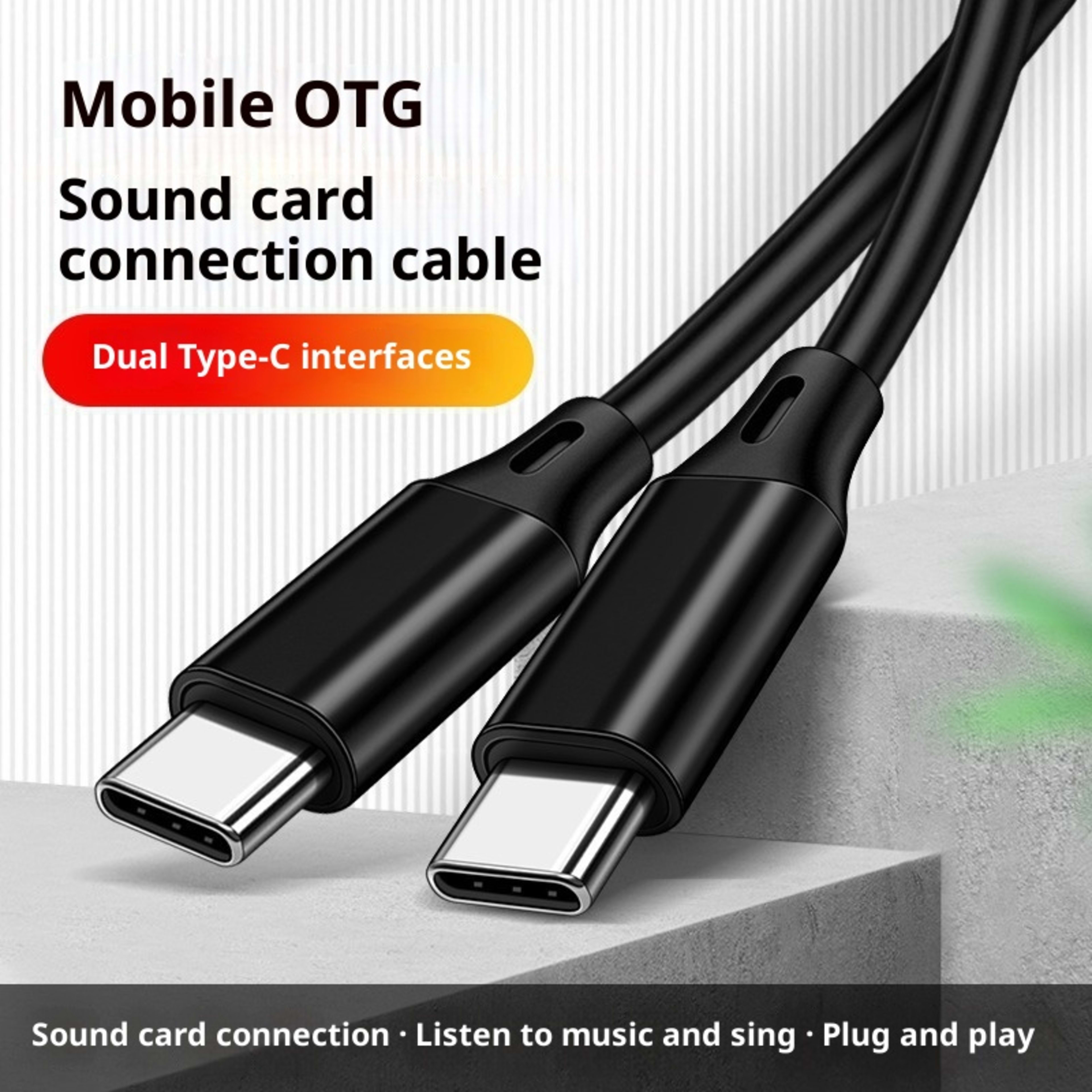OTG Transfer Live Sound Card Data Cable 4
