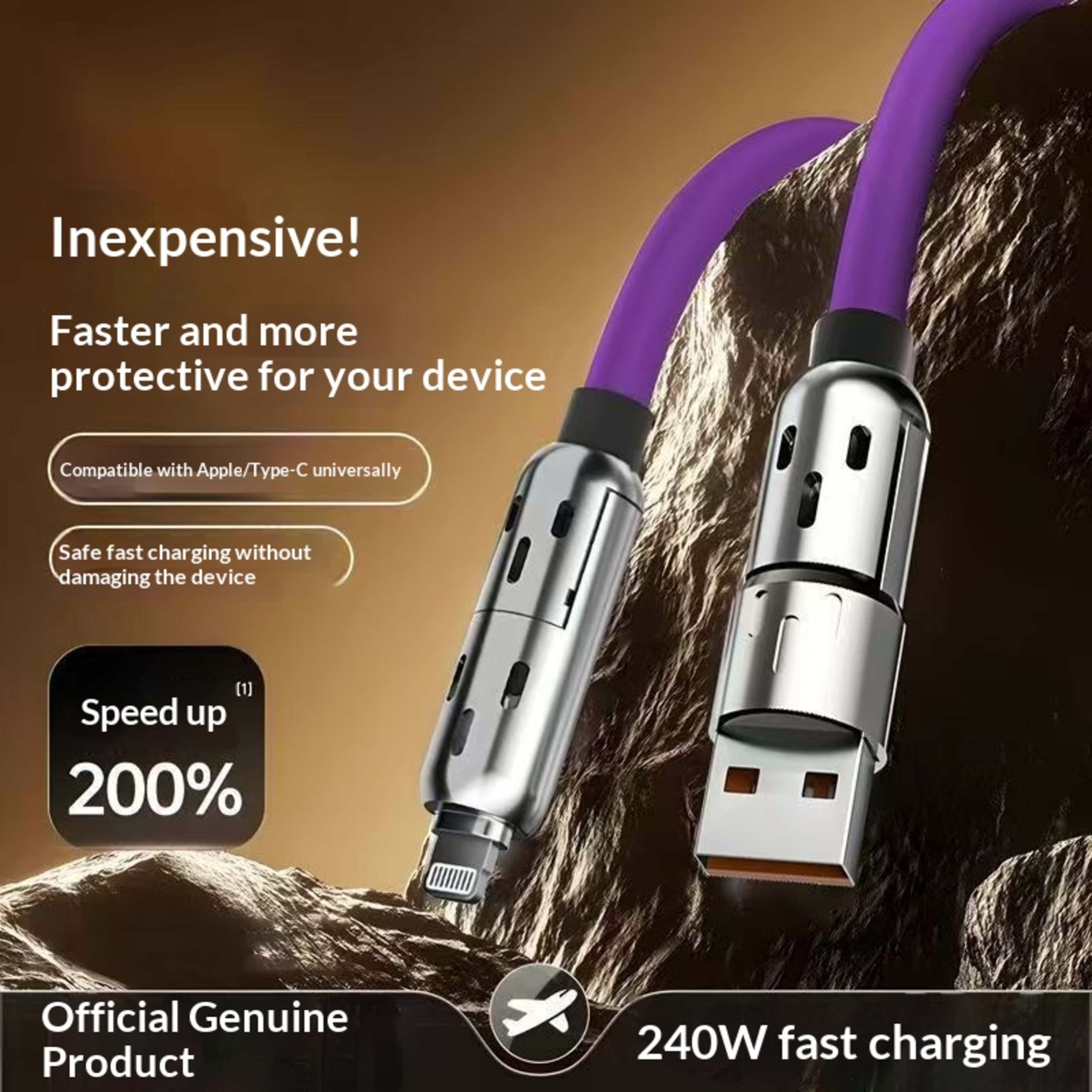 Fast Charging Cable Type-c Mobile Phone Charging Line 10