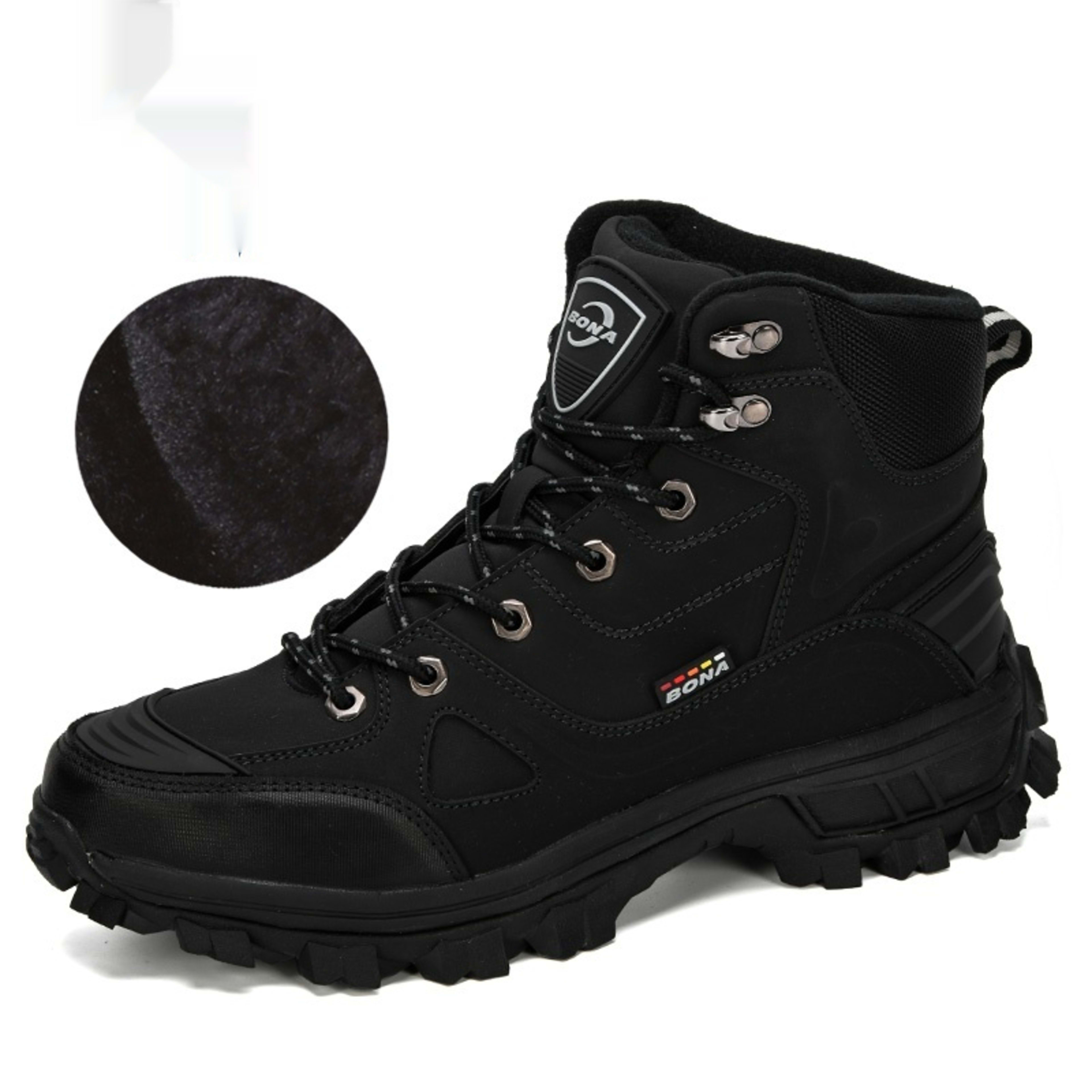 Men's Winter Thickened High-top Shoes Fleece Lining Anti-slip Large Size 4