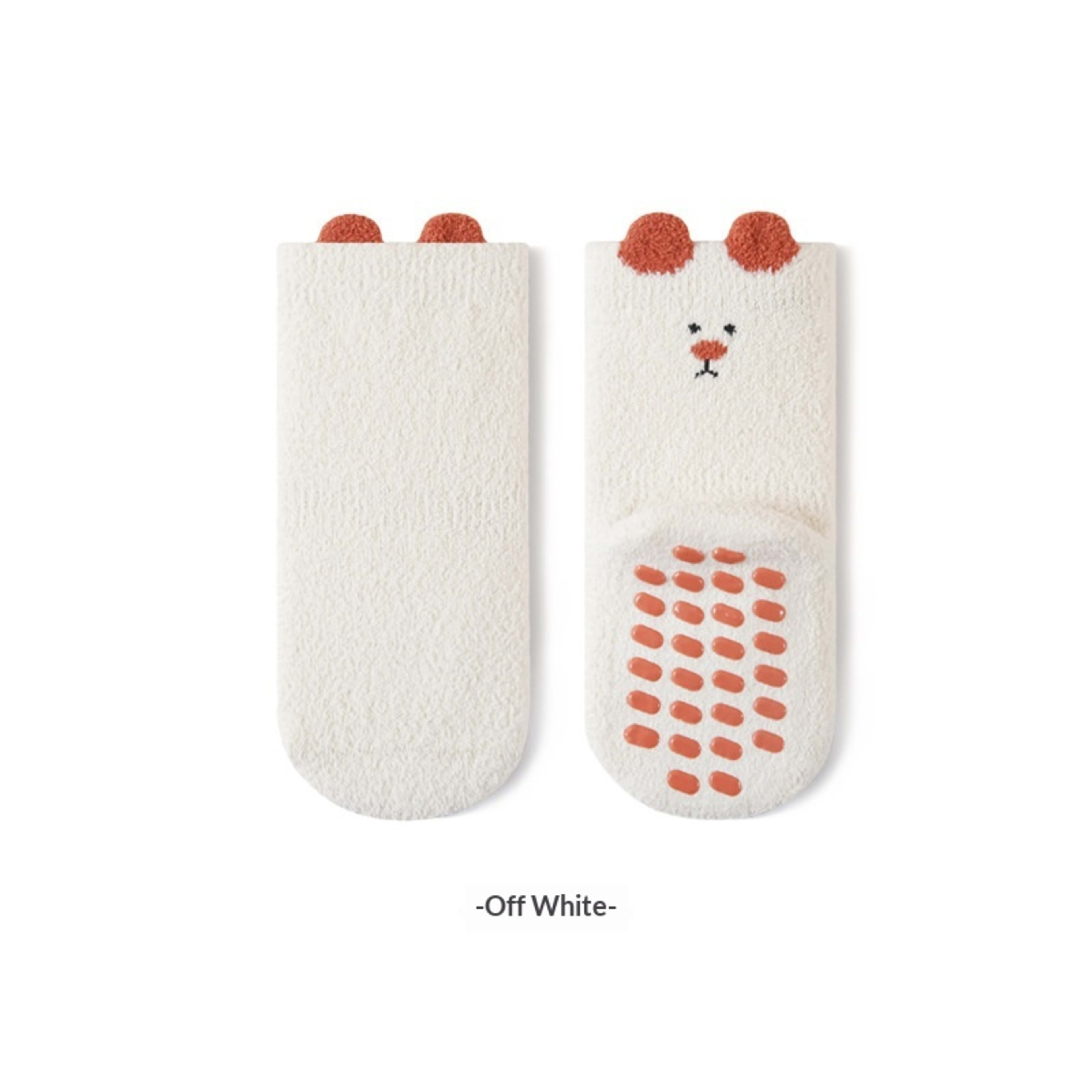Learning Socks Cartoon Home Socks Children Fleece-lined 9