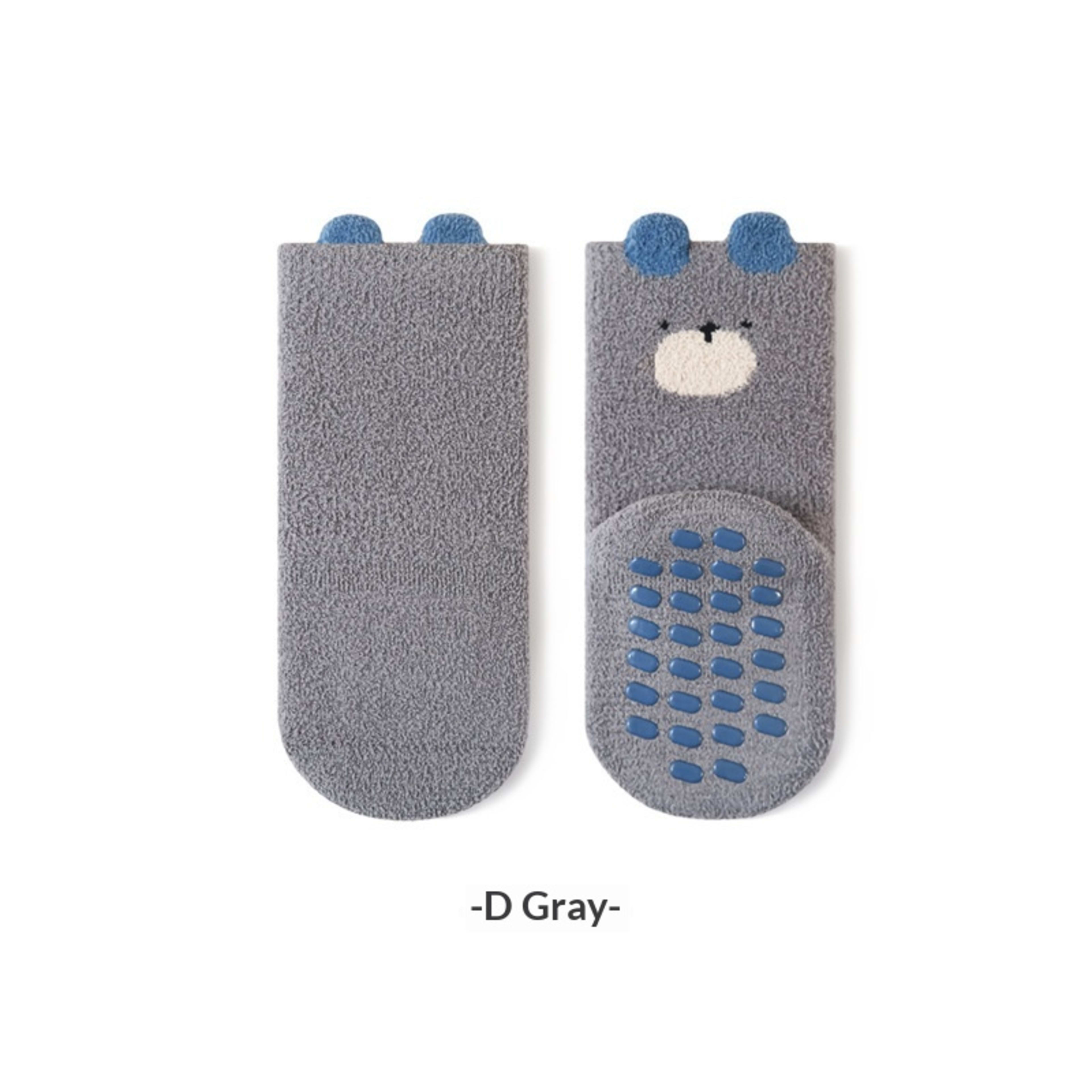Learning Socks Cartoon Home Socks Children Fleece-lined 7