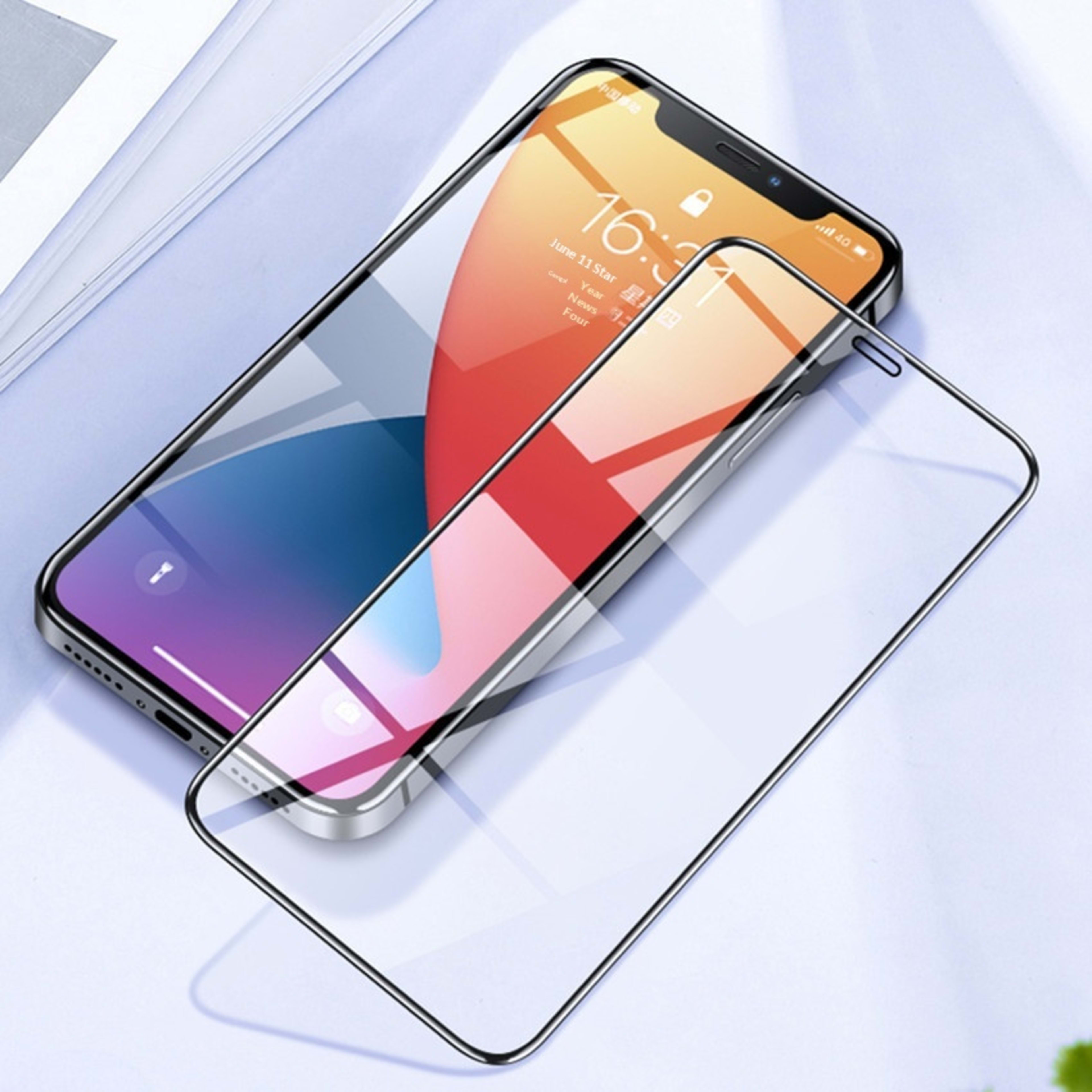 Tempered Glass Screen Protector With Drop And Privacy Protection 2
