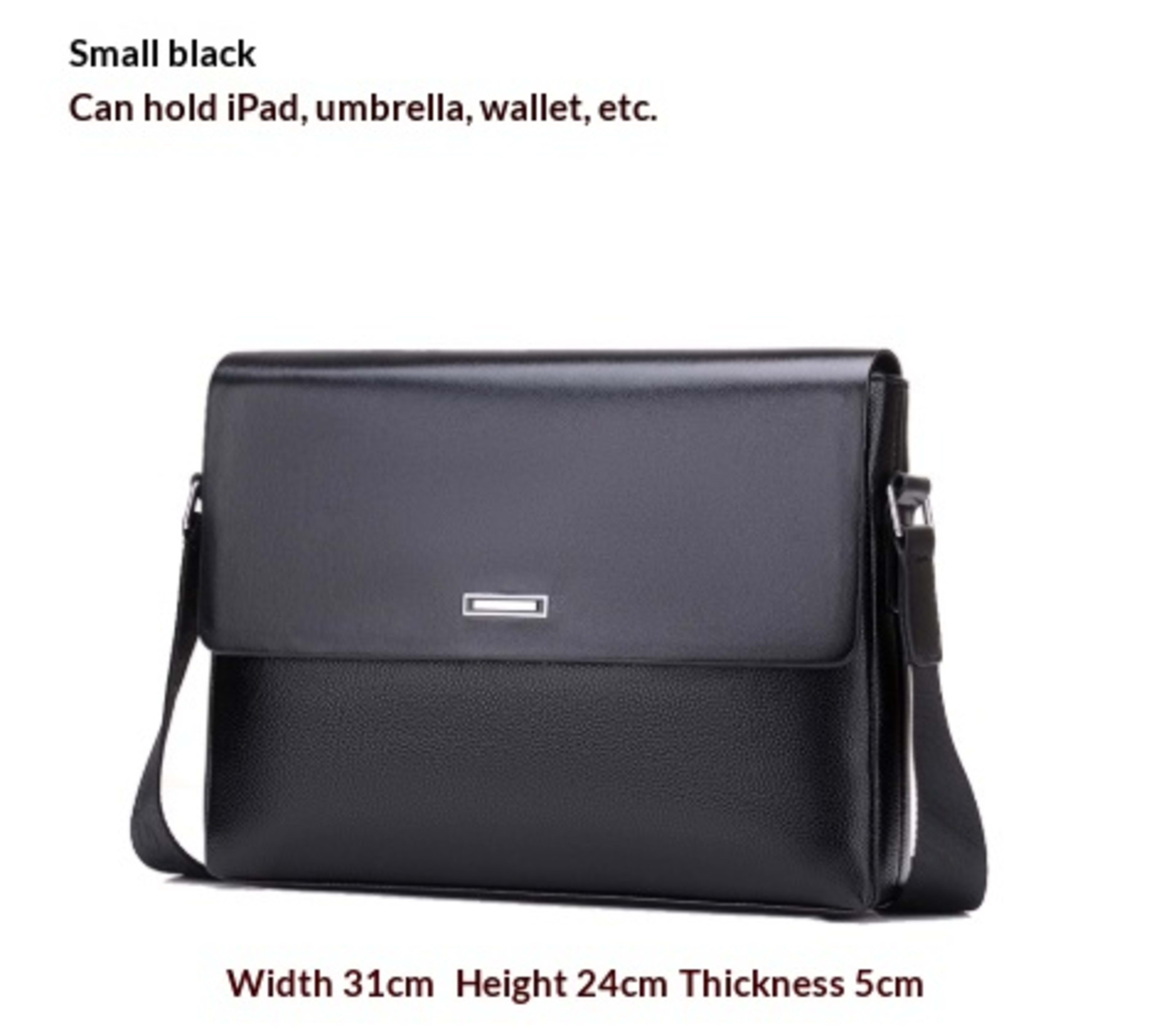Trendy Men's Business Office And Casual Large-capacity Leather Bag 4