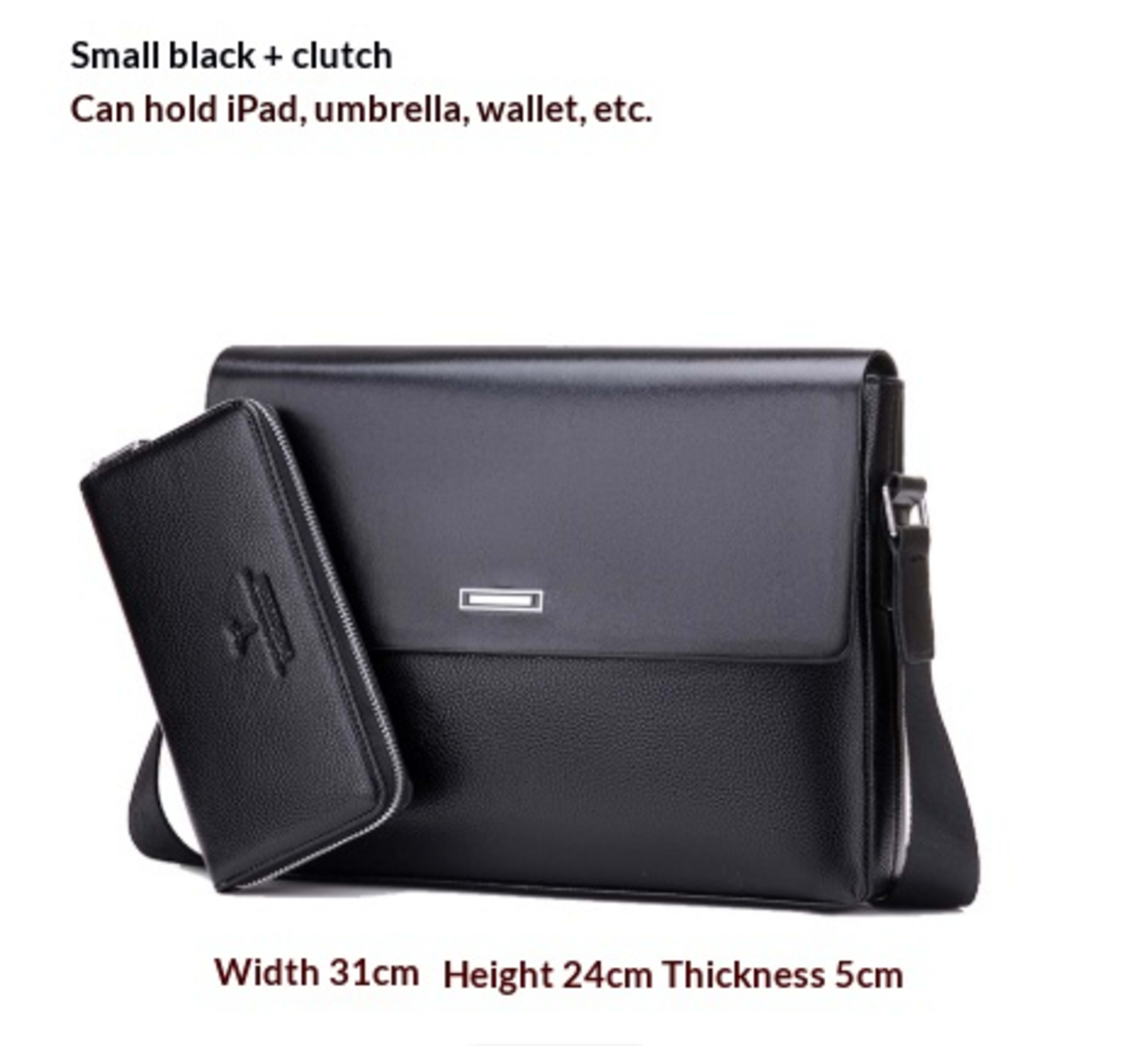 Trendy Men's Business Office And Casual Large-capacity Leather Bag 6