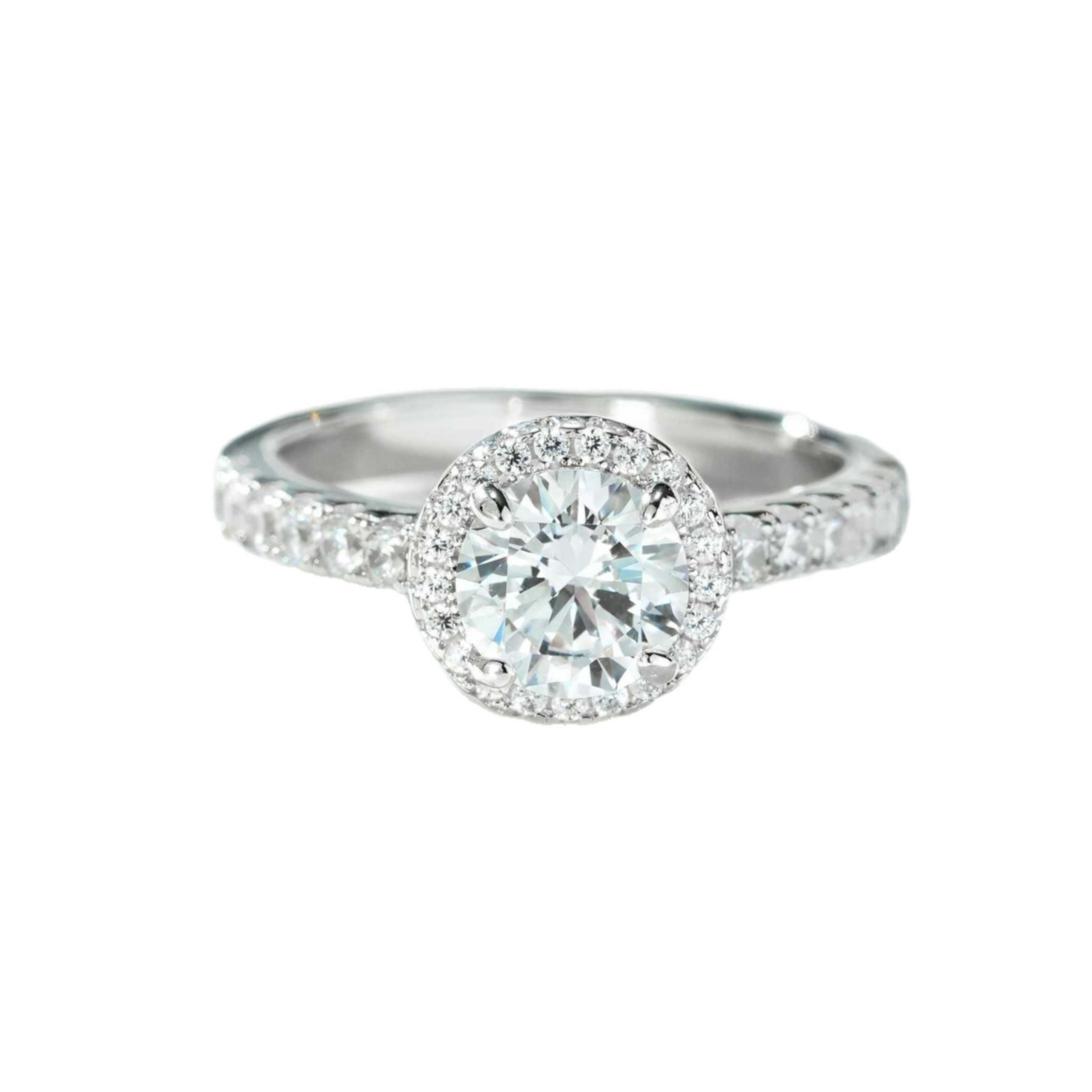 Women's 1-carat Round Bezel Ring 2