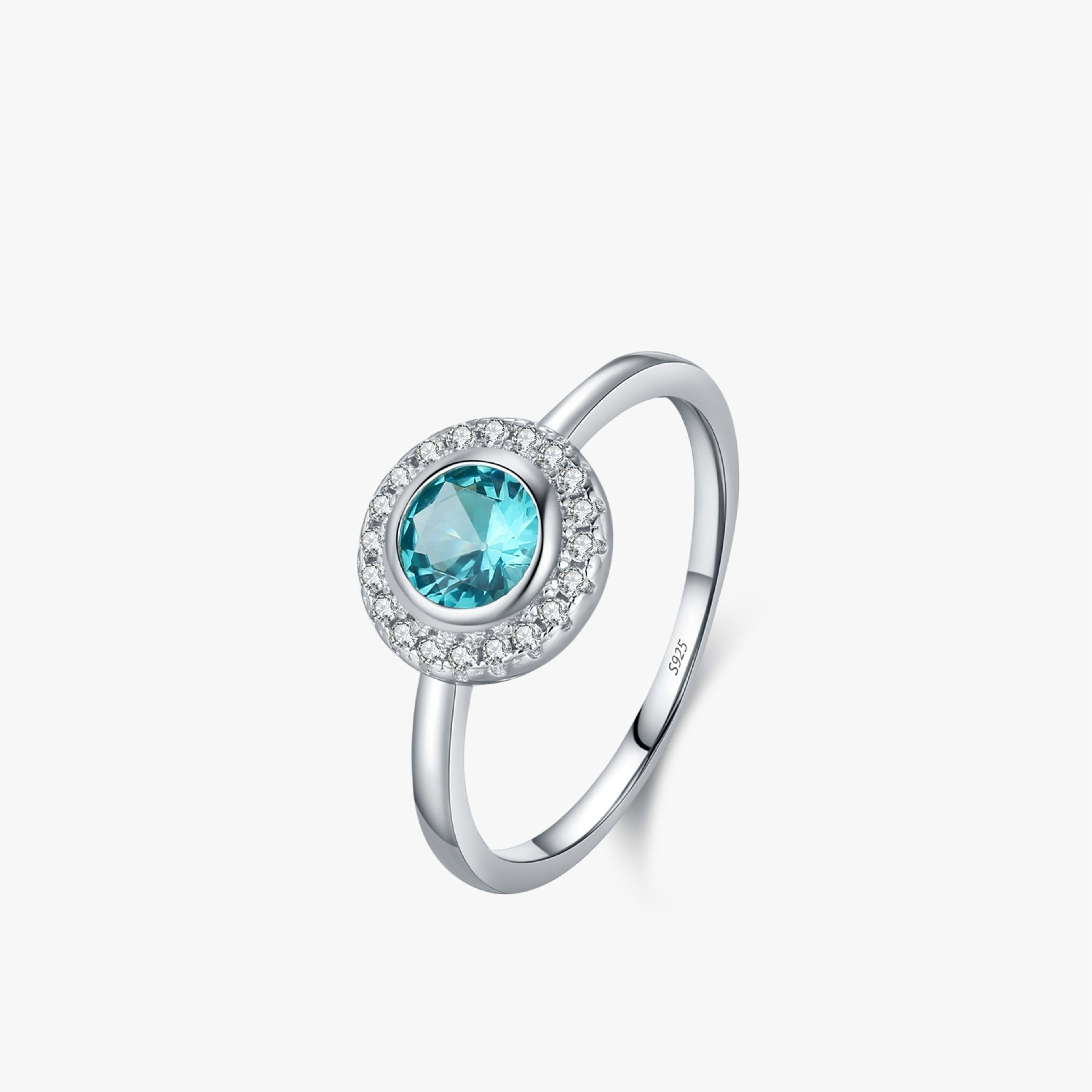 Women's S925 Silver French-style Elegant Diamond-Encrusted Ring 5