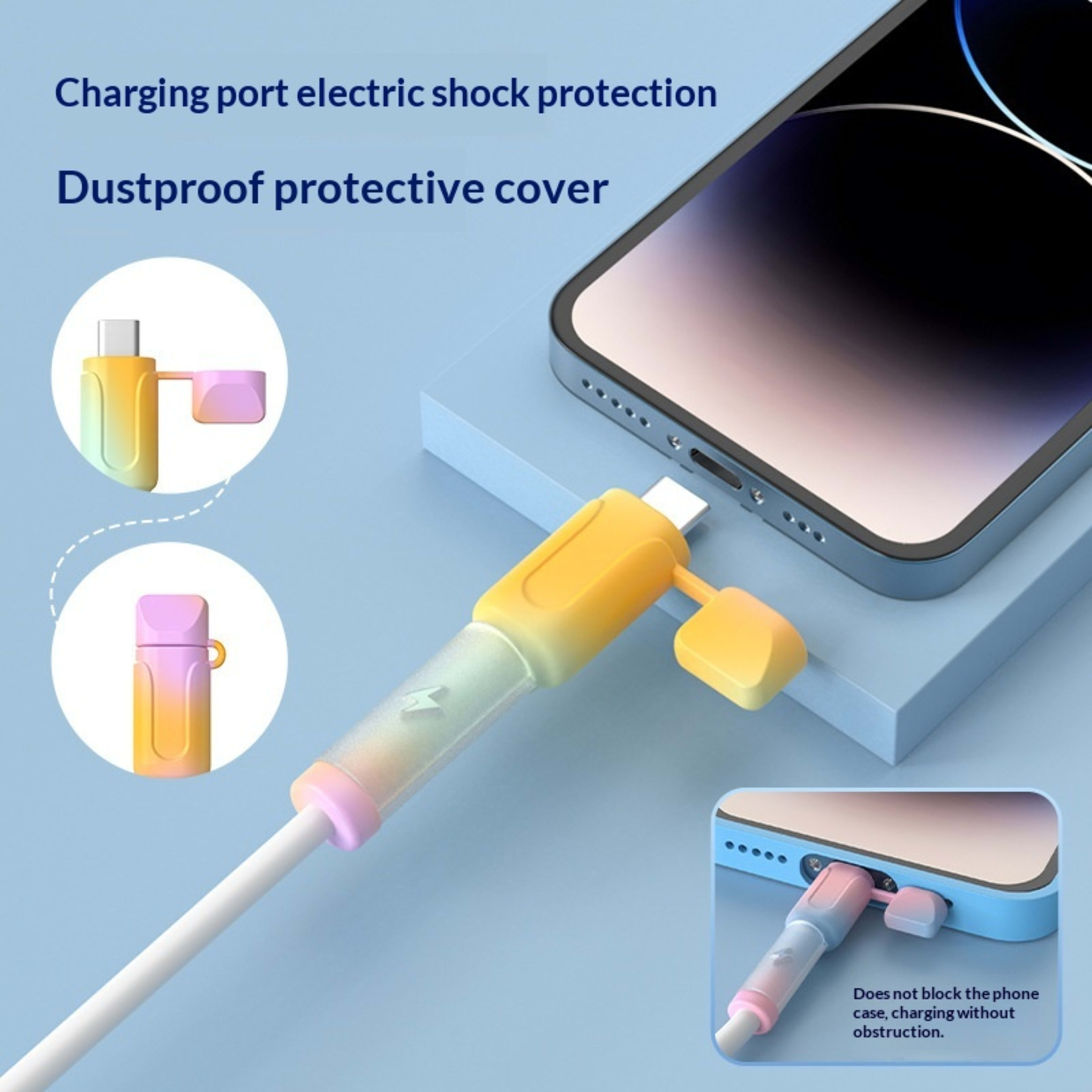 Data Cable Protector, Charging Cable Protector, Anti-bending Connector 21