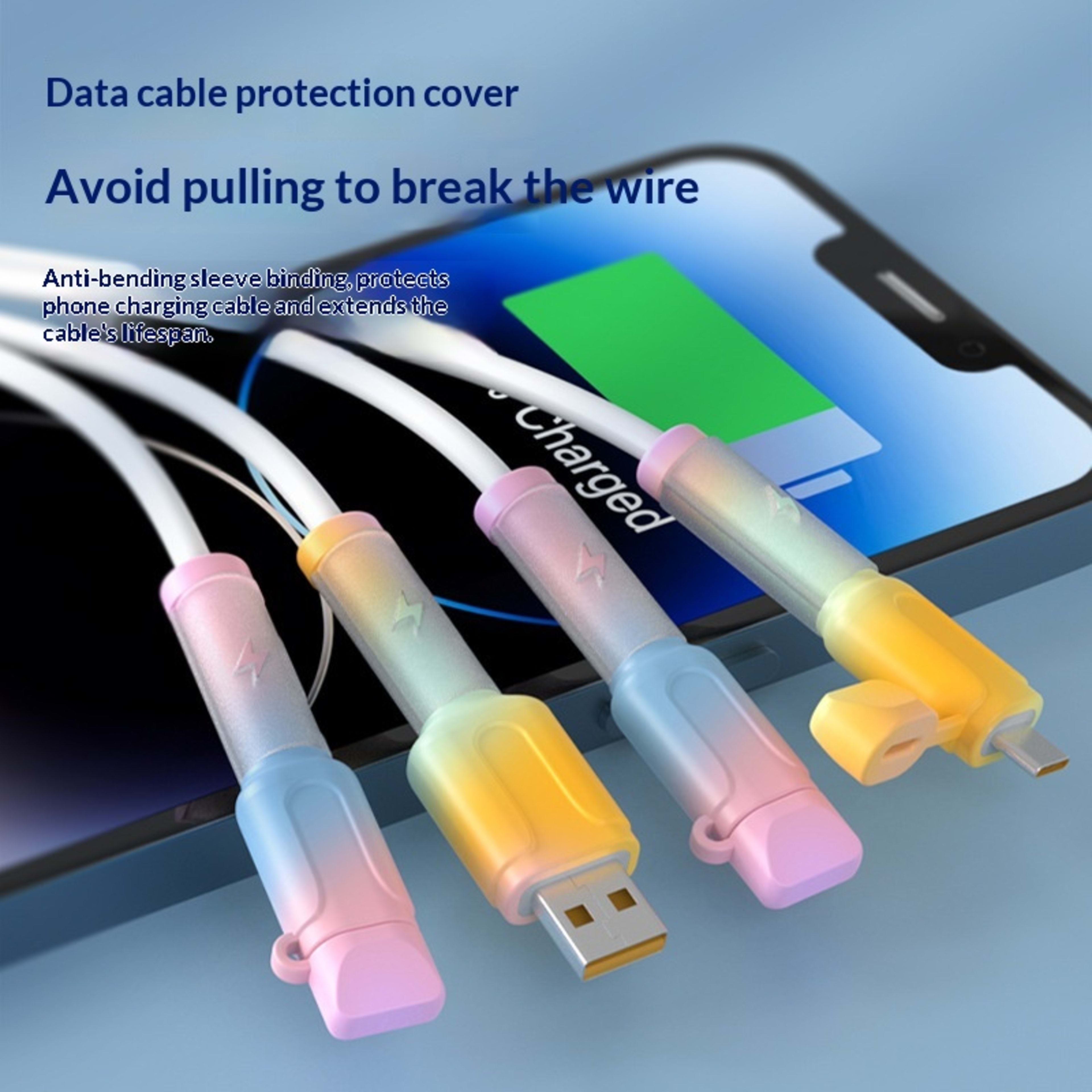 Data Cable Protector, Charging Cable Protector, Anti-bending Connector 9