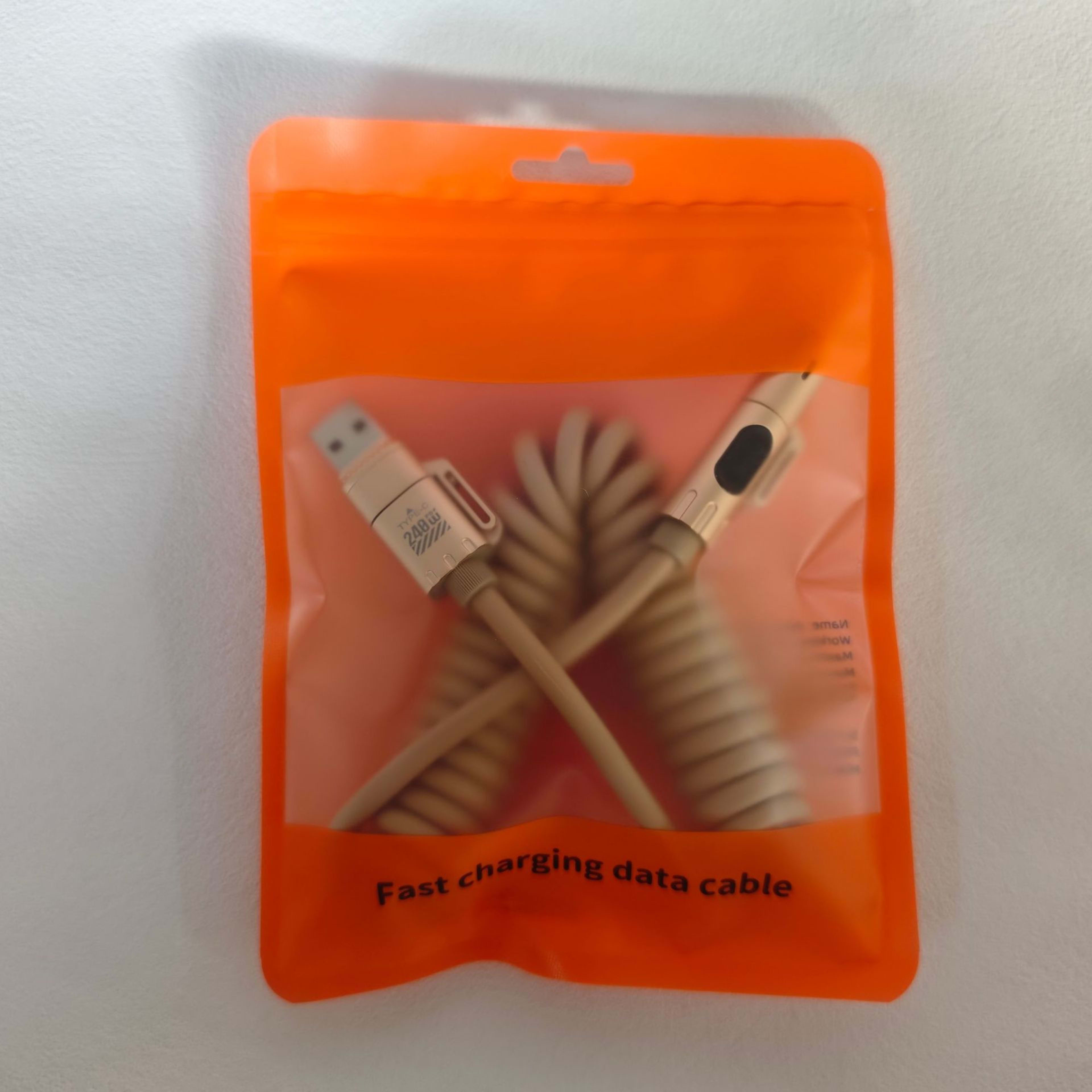 Digital Display Spring 4-in-1 CarPlay In-Car 2m Data Cable 10