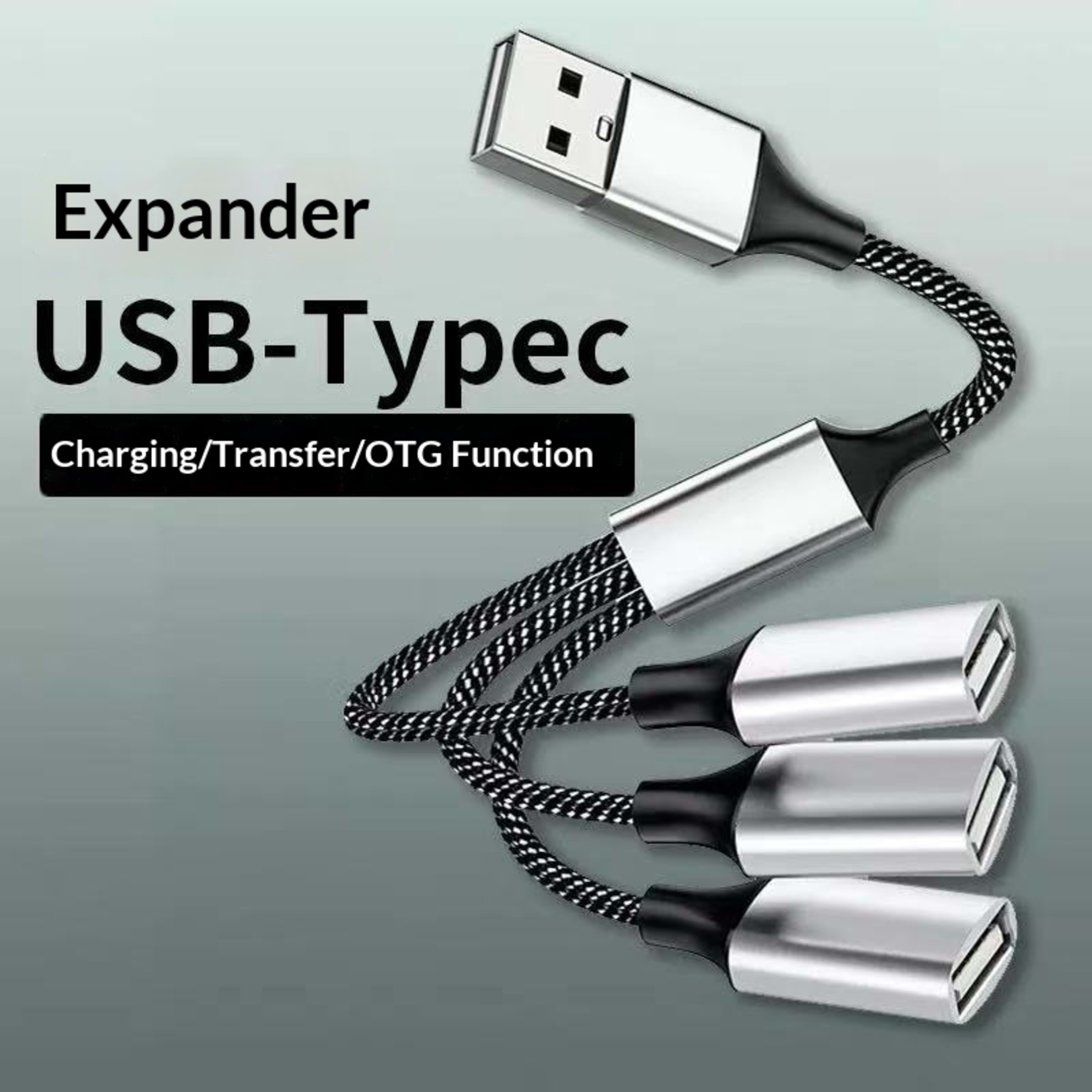 Usb Docking Station Expansion Type-c Splitter 4