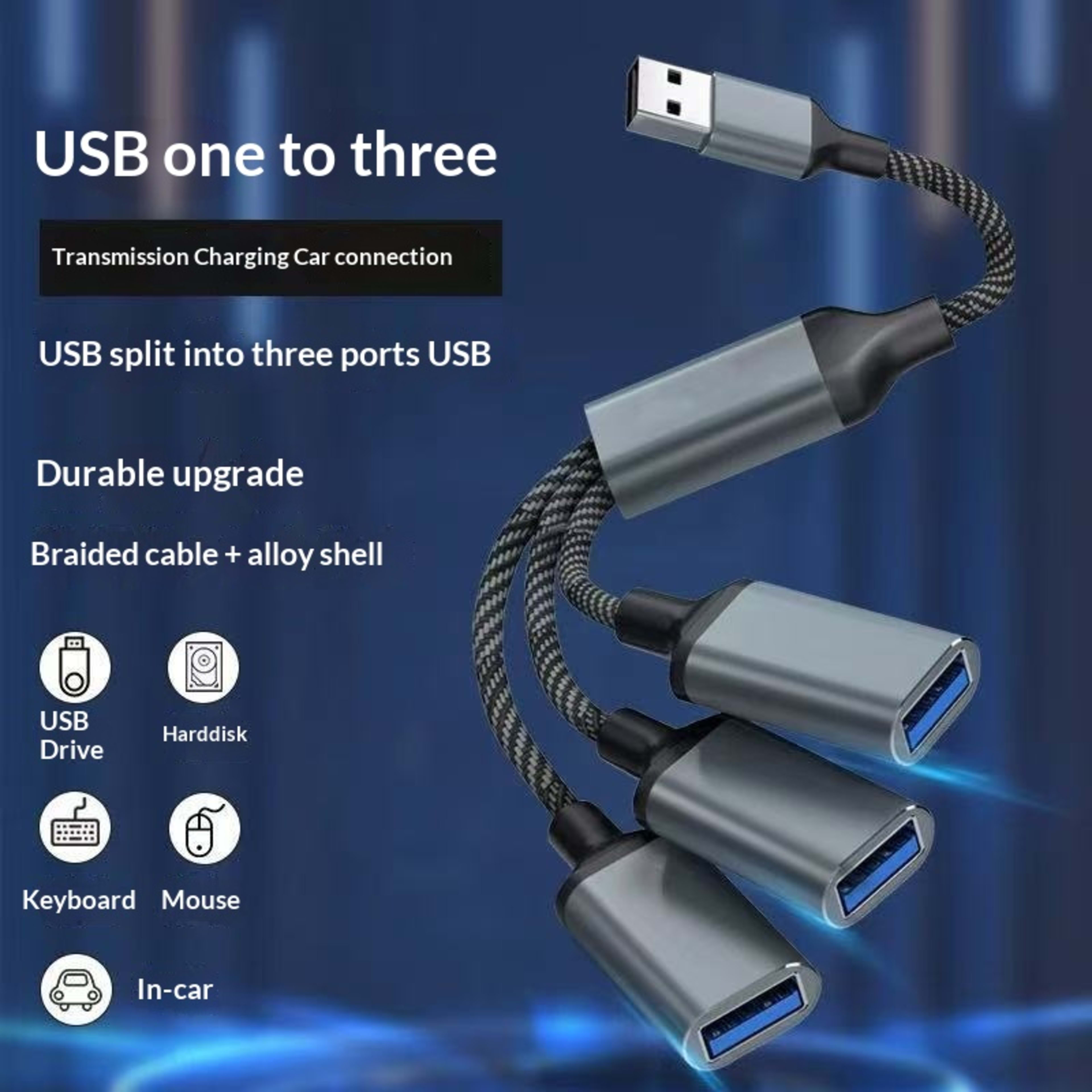 Usb Docking Station Expansion Type-c Splitter 6