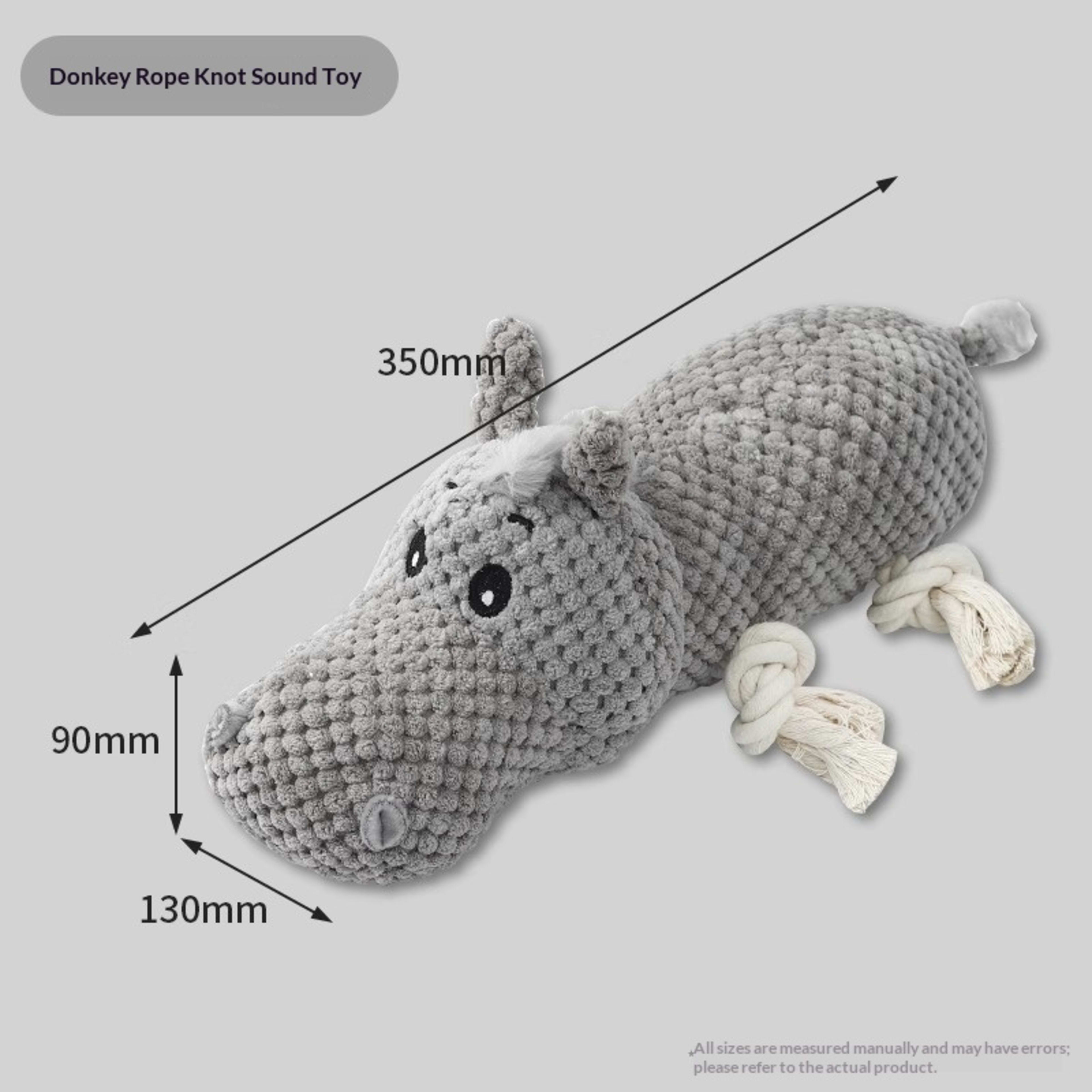 Chewing And Teeth-cleaning Plush Pet Toy With Sound 12