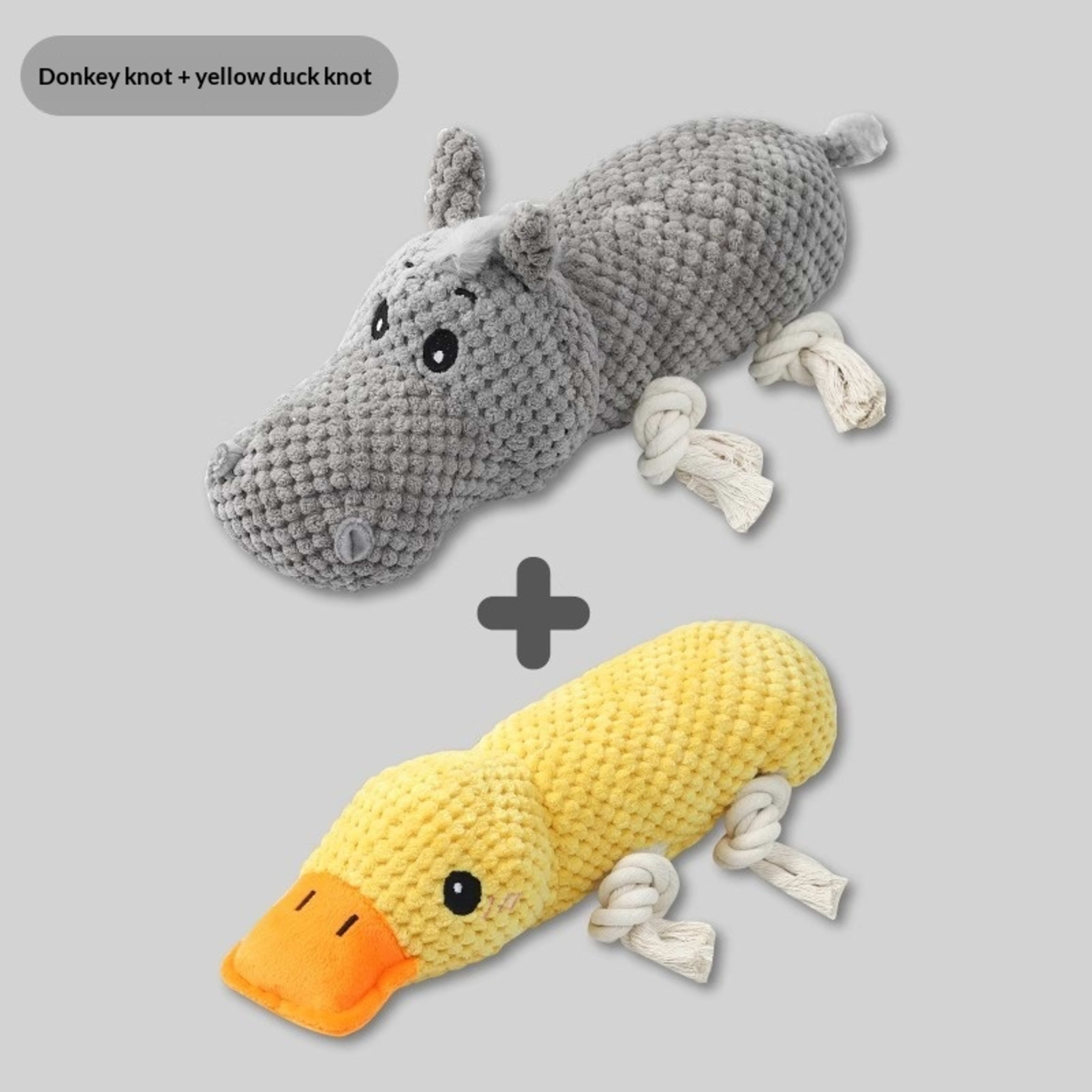Chewing And Teeth-cleaning Plush Pet Toy With Sound 3