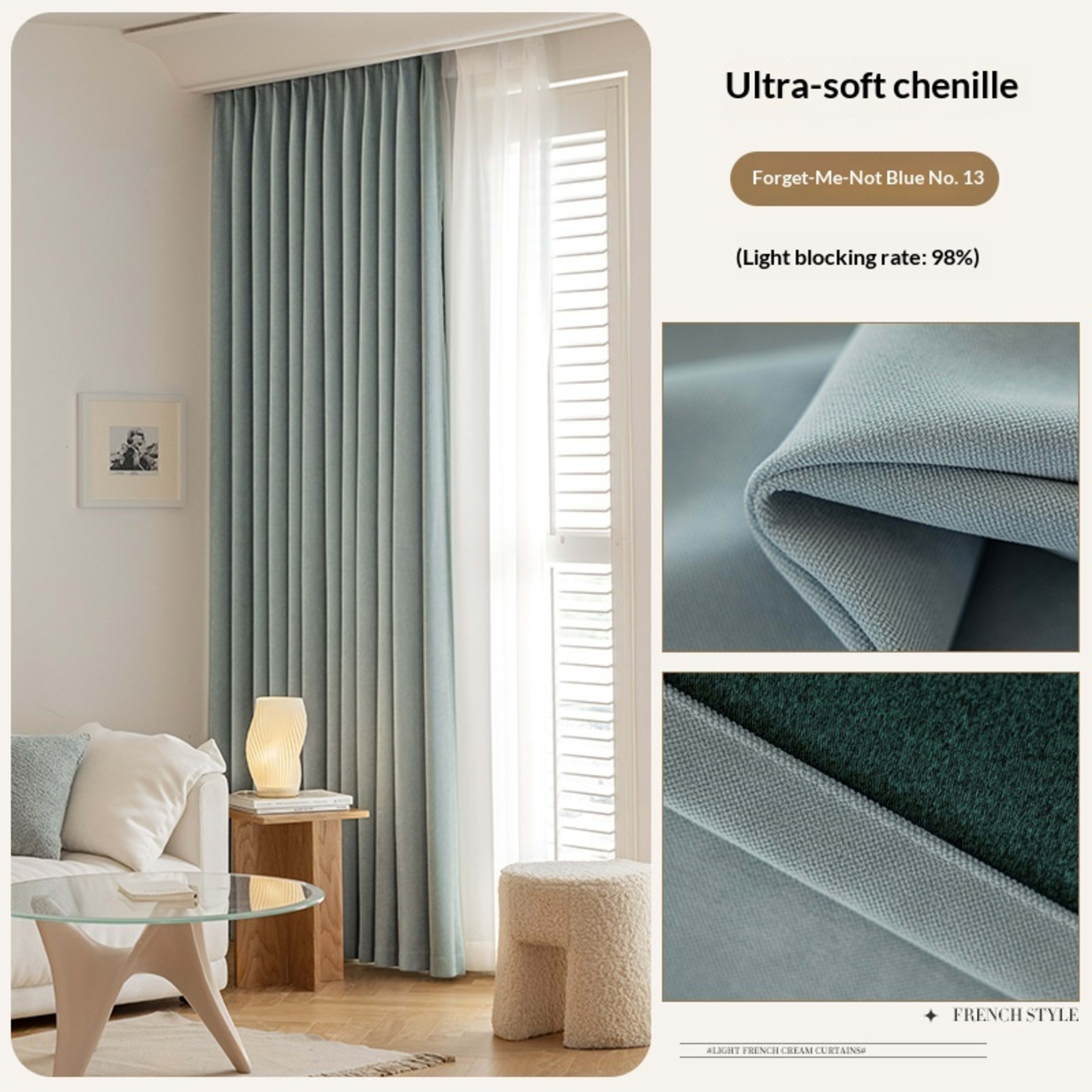 Milky-tea-colored Fully Blackout Nylon Curtains For A High-end Look In The Bedroom 6