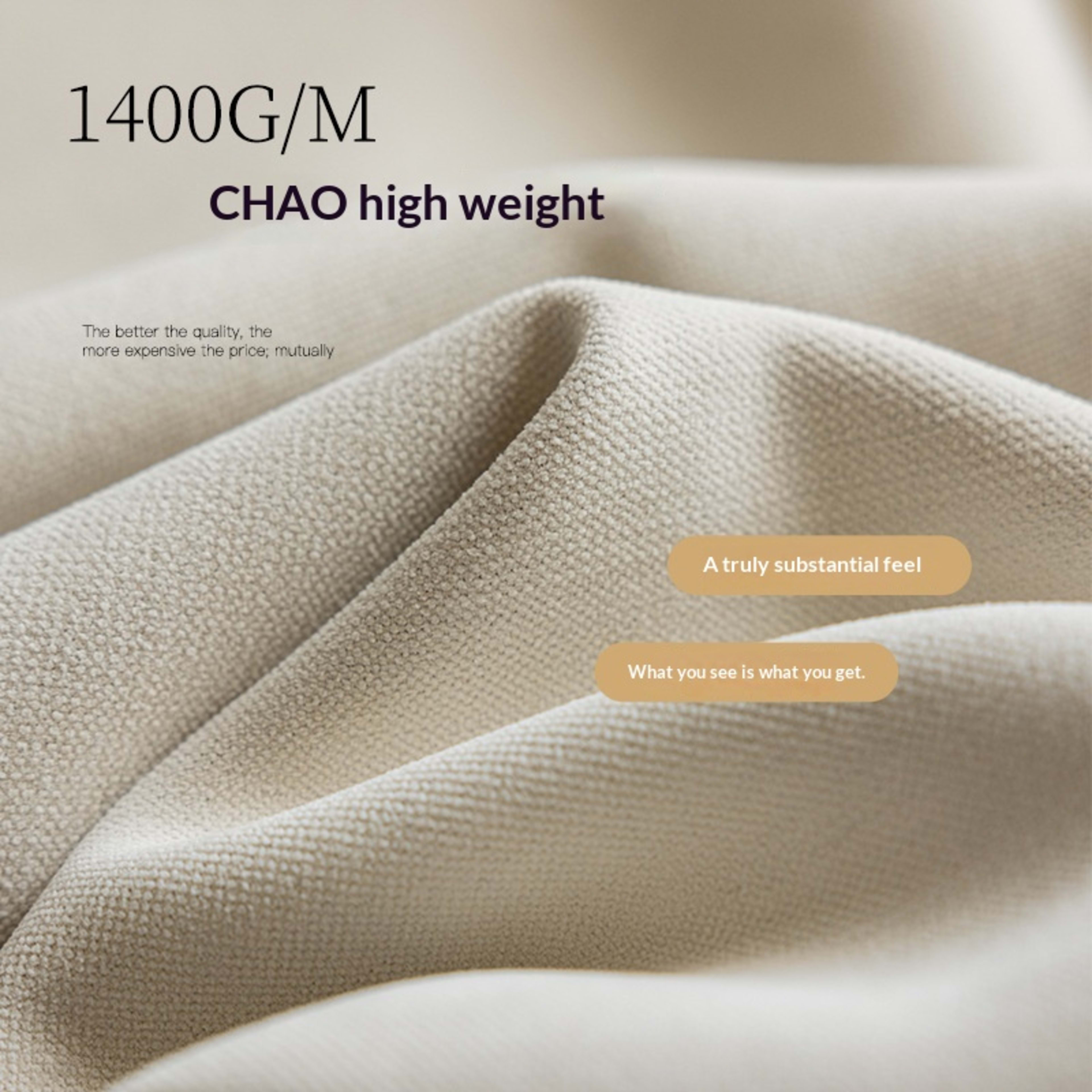 Milky-tea-colored Fully Blackout Nylon Curtains For A High-end Look In The Bedroom 9