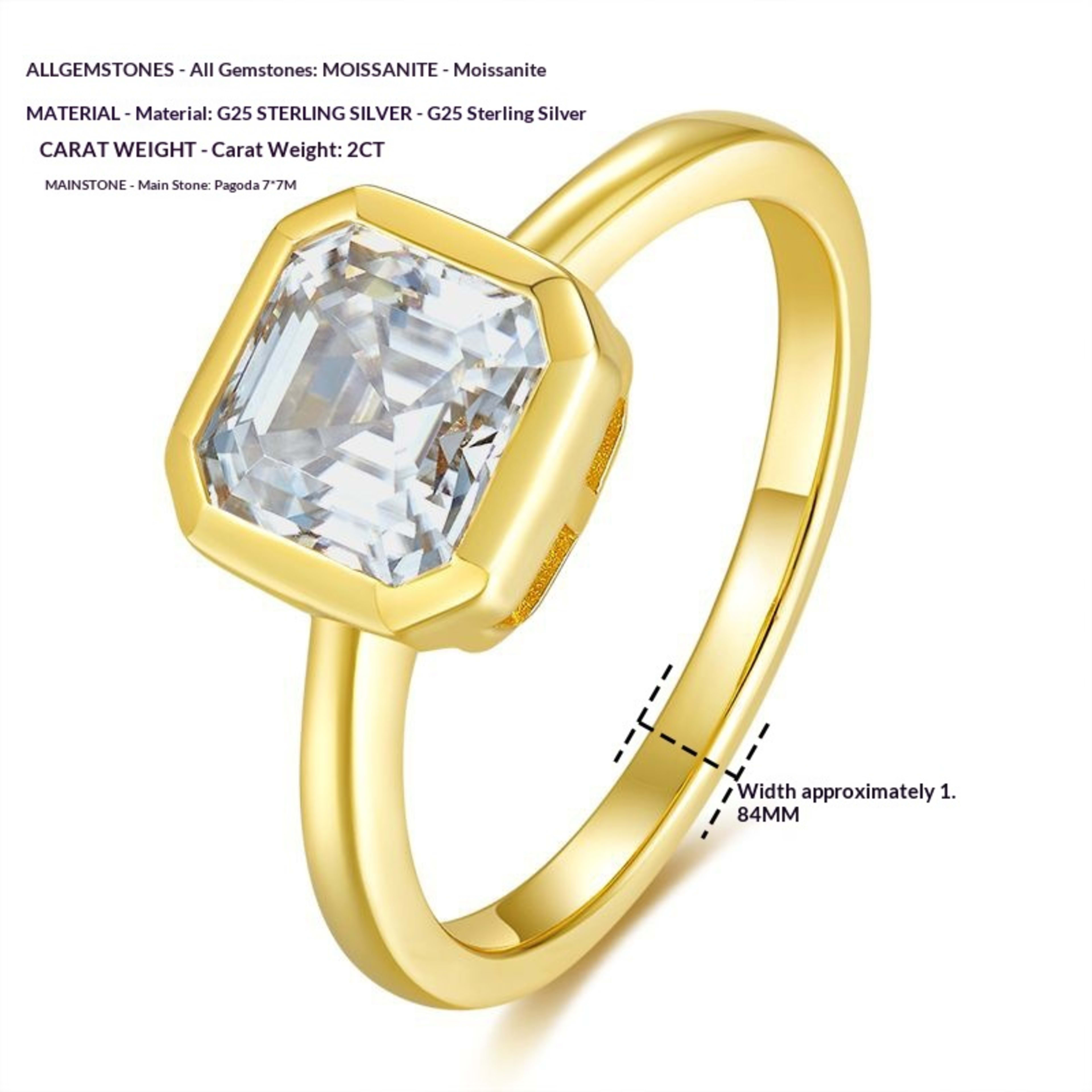 Design A Minimalist Pagoda-cut Diamond Ring 4