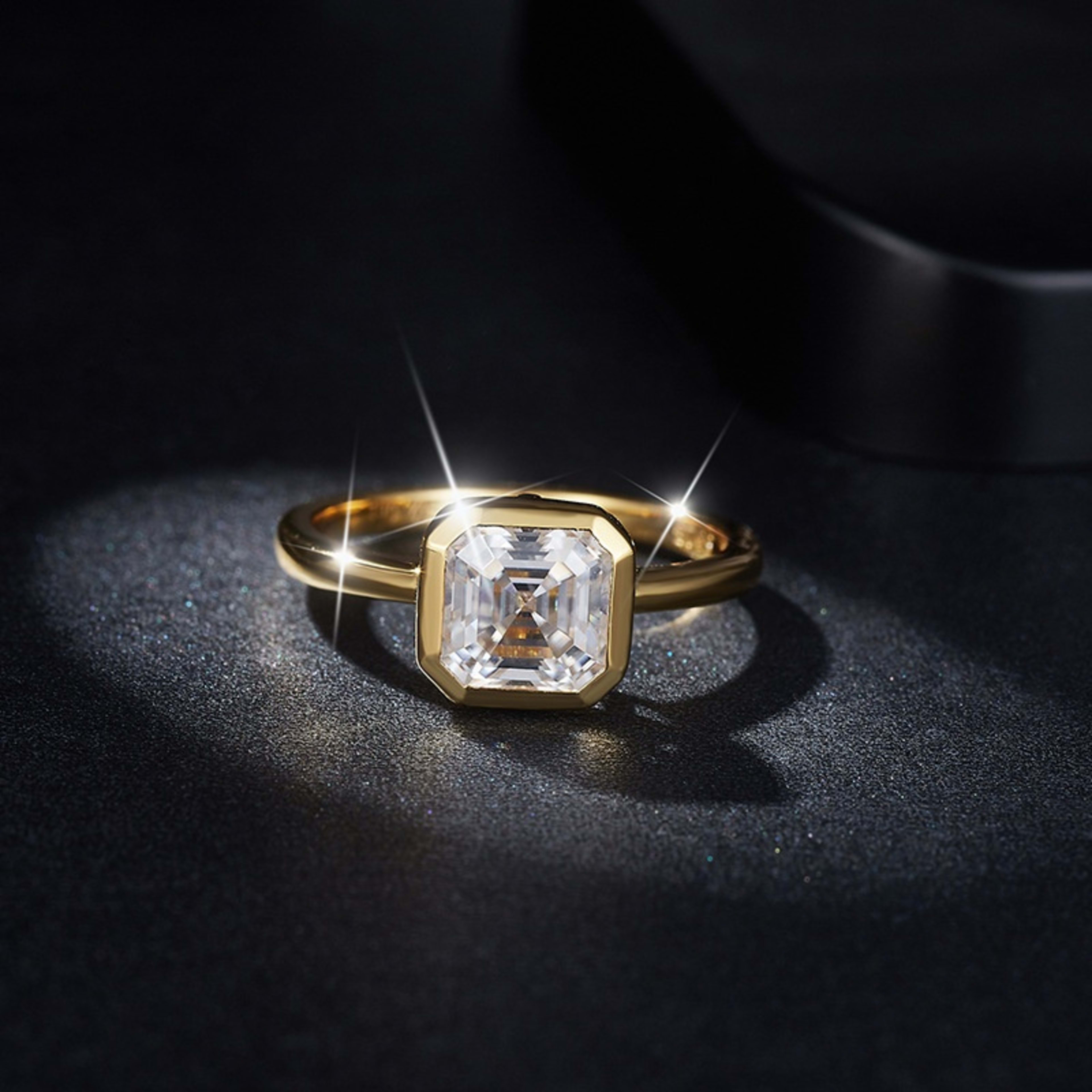 Design A Minimalist Pagoda-cut Diamond Ring 5