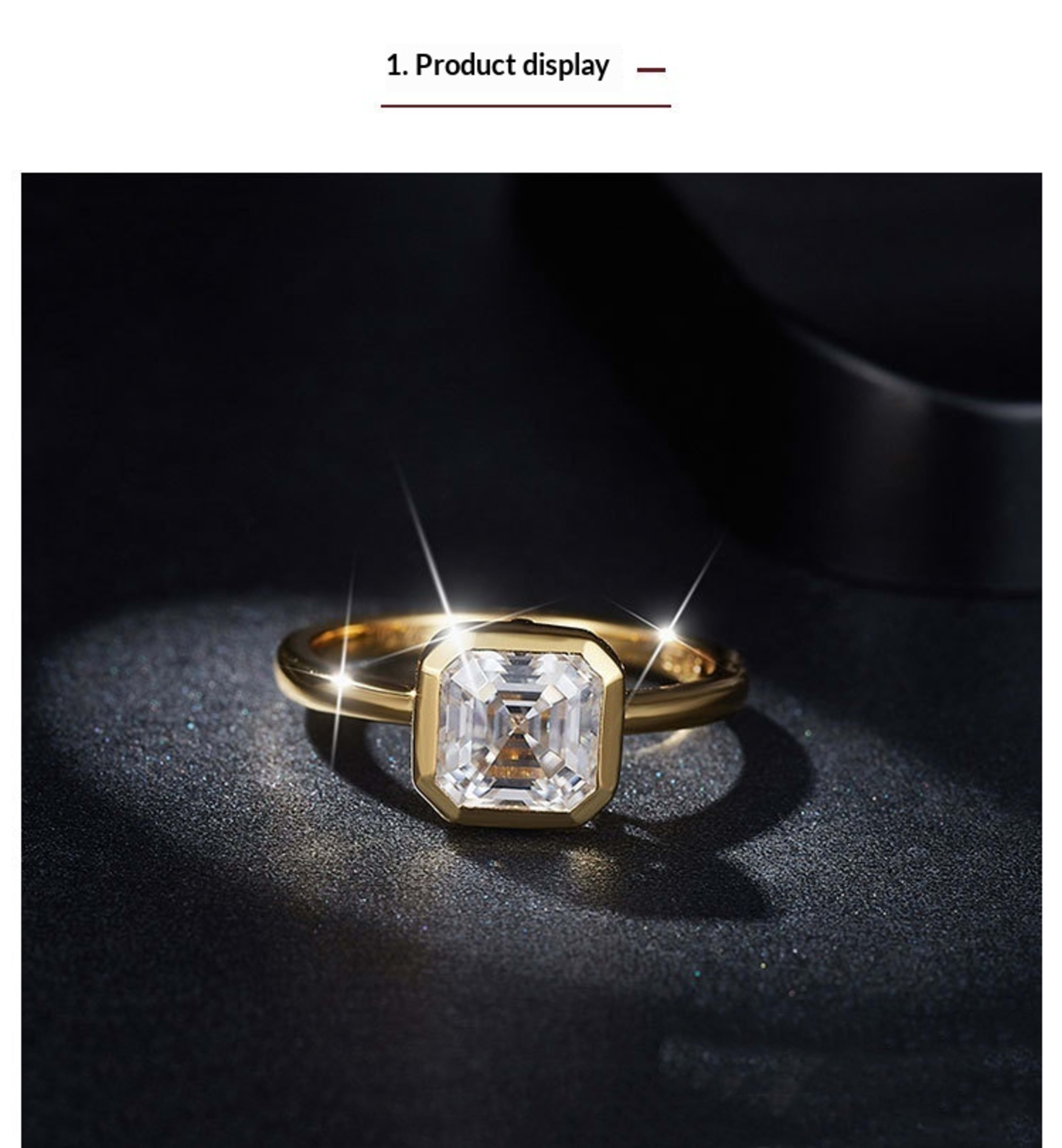 Design A Minimalist Pagoda-cut Diamond Ring 3