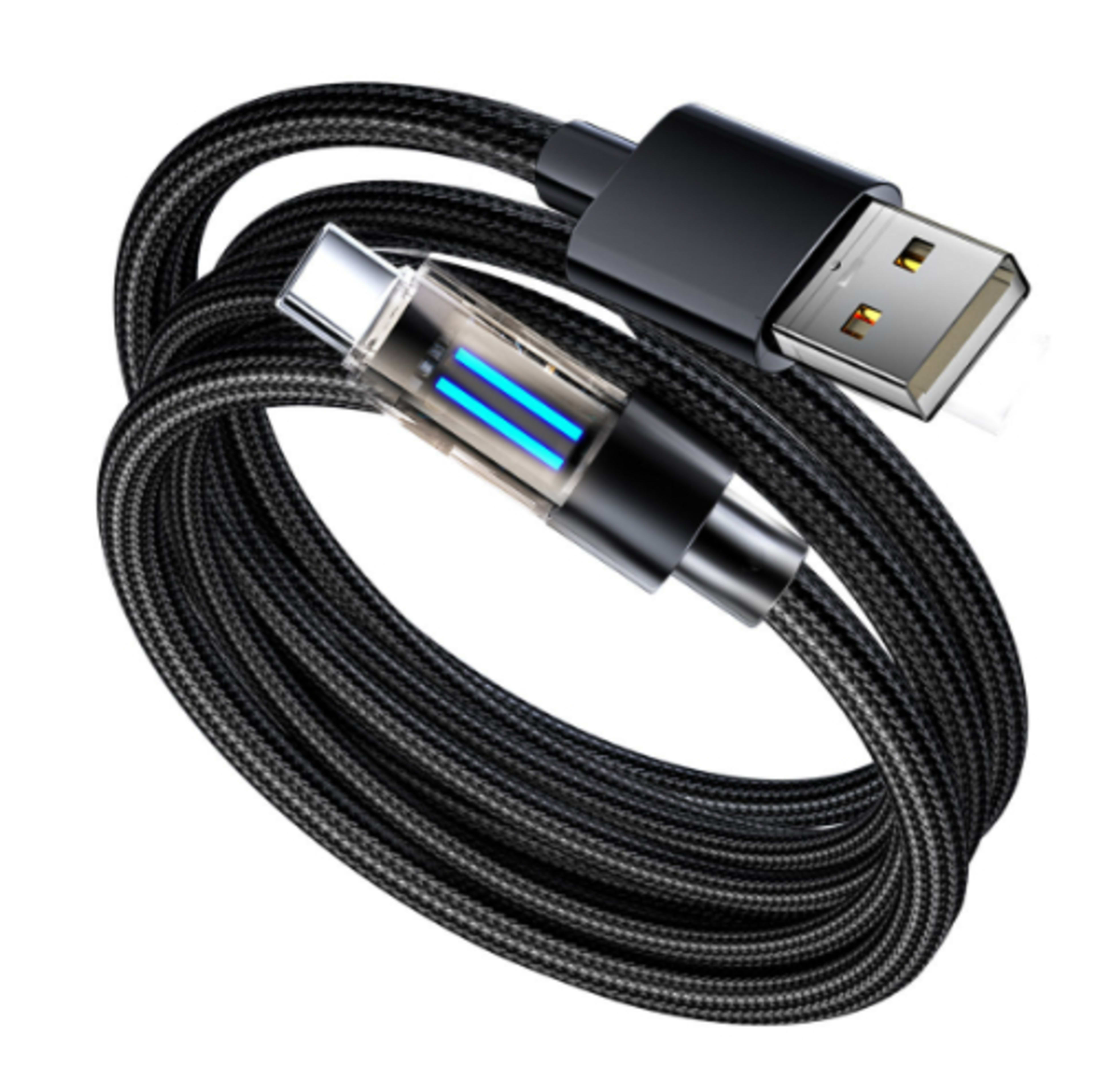 Smart Digital Display Type-C Cable 240W Super Fast Charging 6