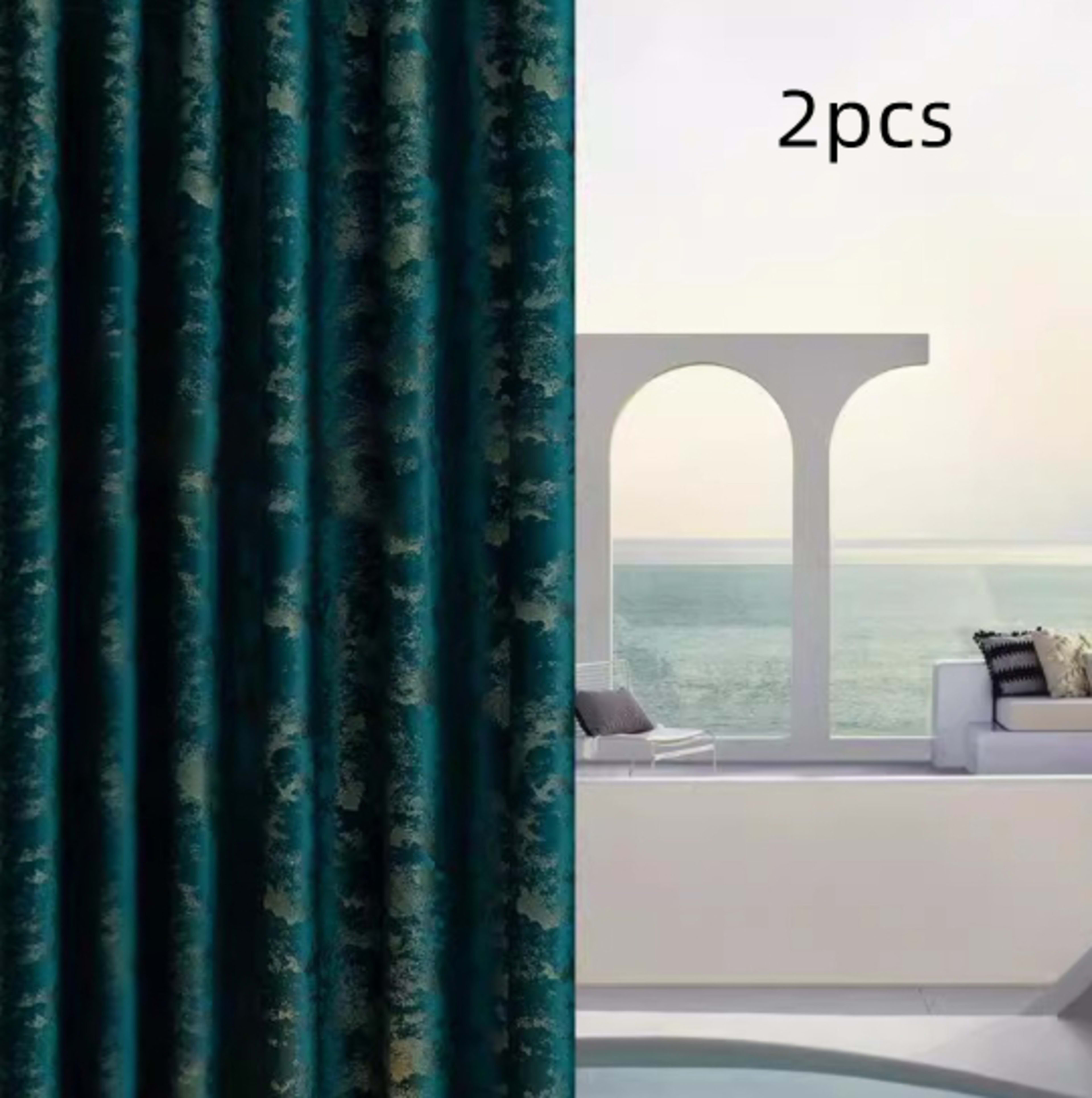 High-end Living Room Curtains In A European-style Minimalist And Modern Design Made From Thick Velvet Fabric 6