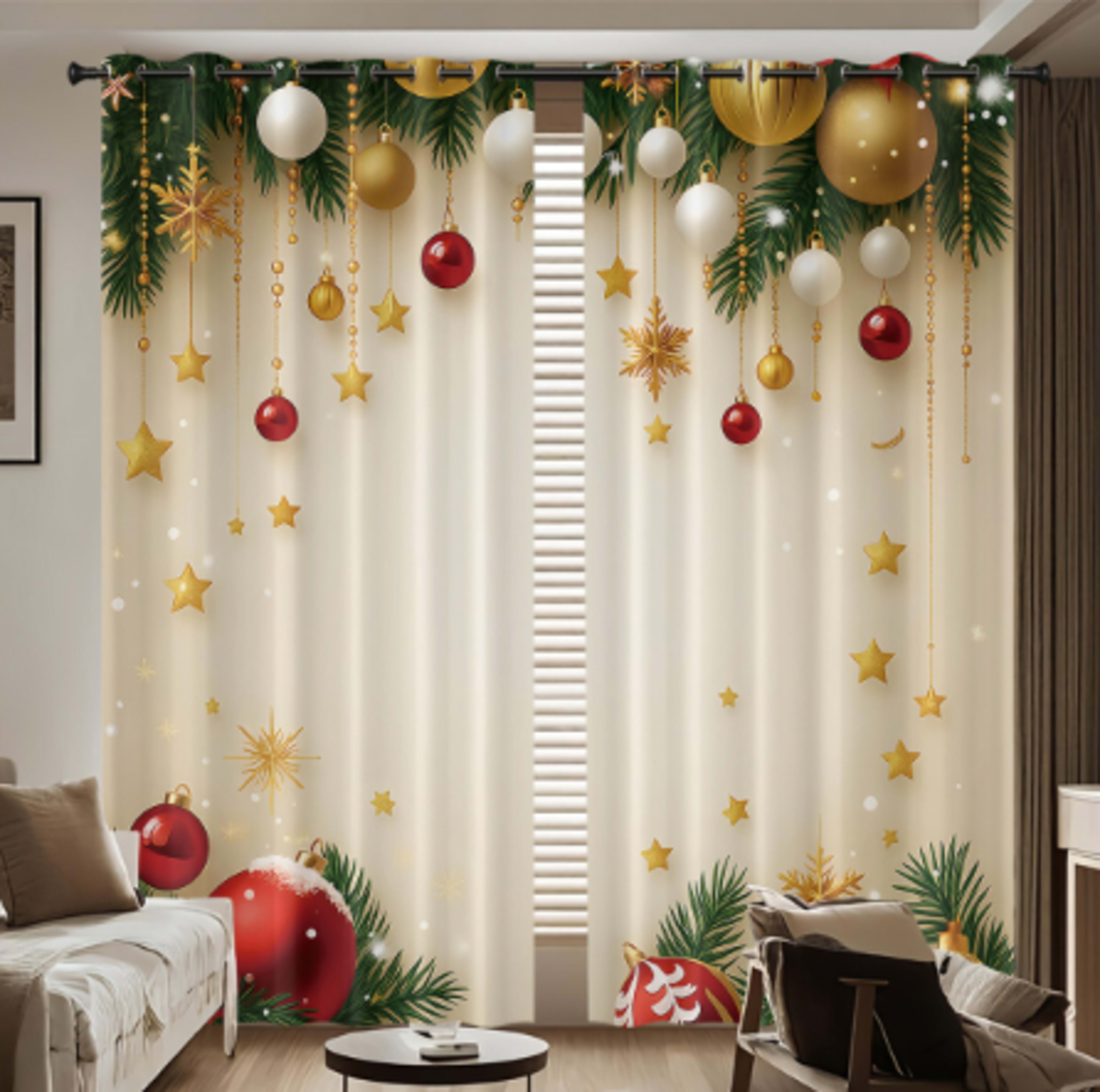 Thickened High-Precision Polyester Sun-Blocking Curtain 5